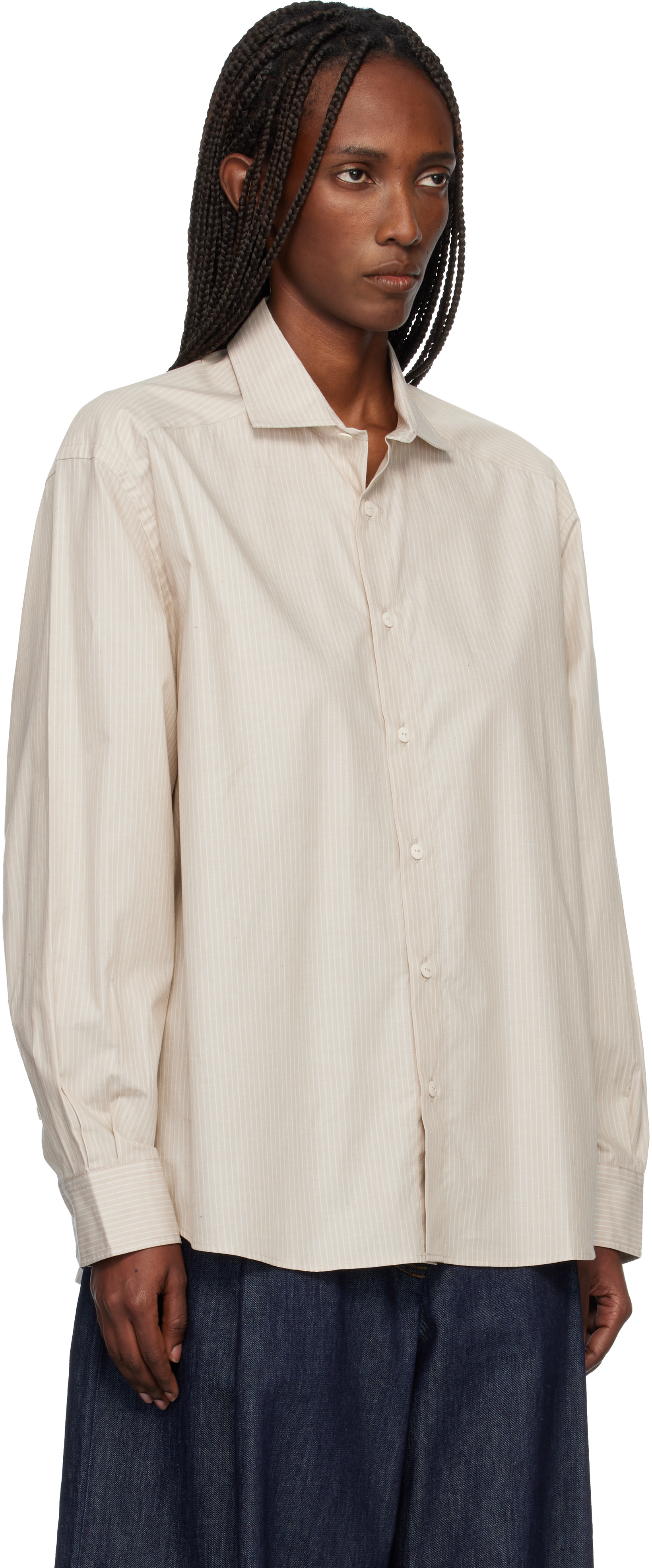 Baserange - Chemise Claude taupe