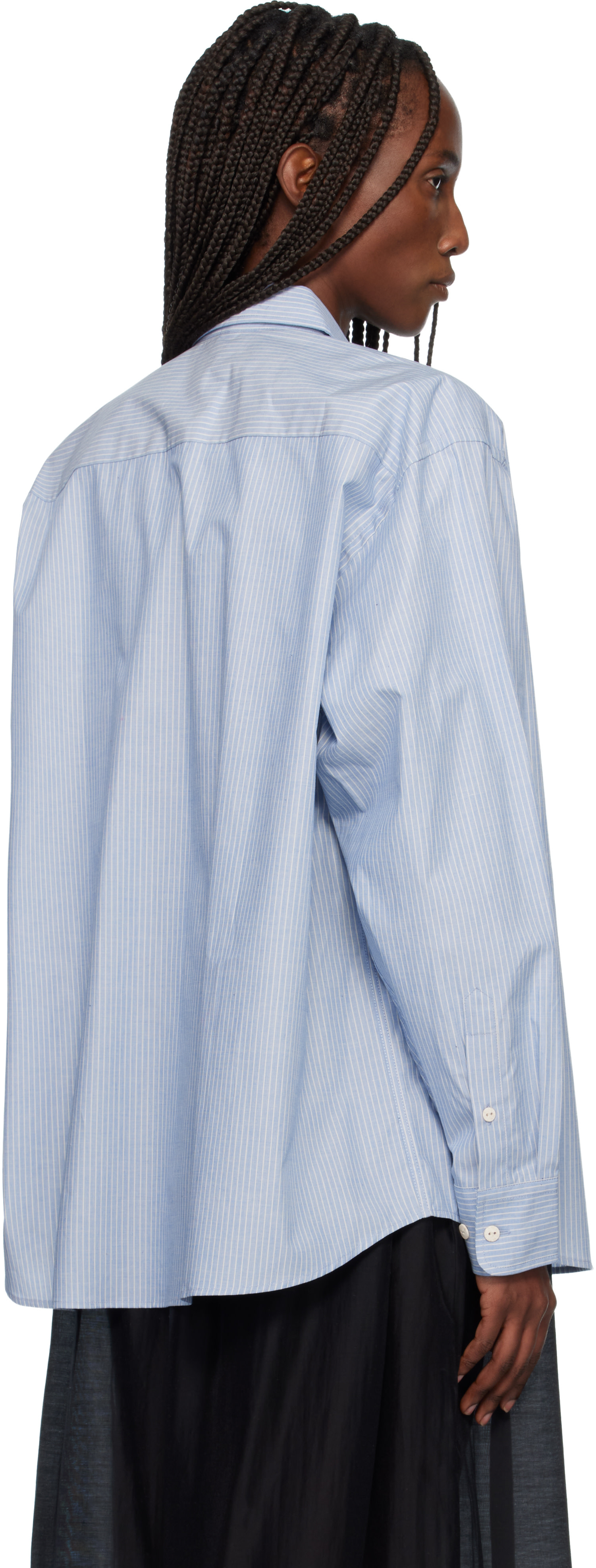 Baserange - Chemise Claude bleue
