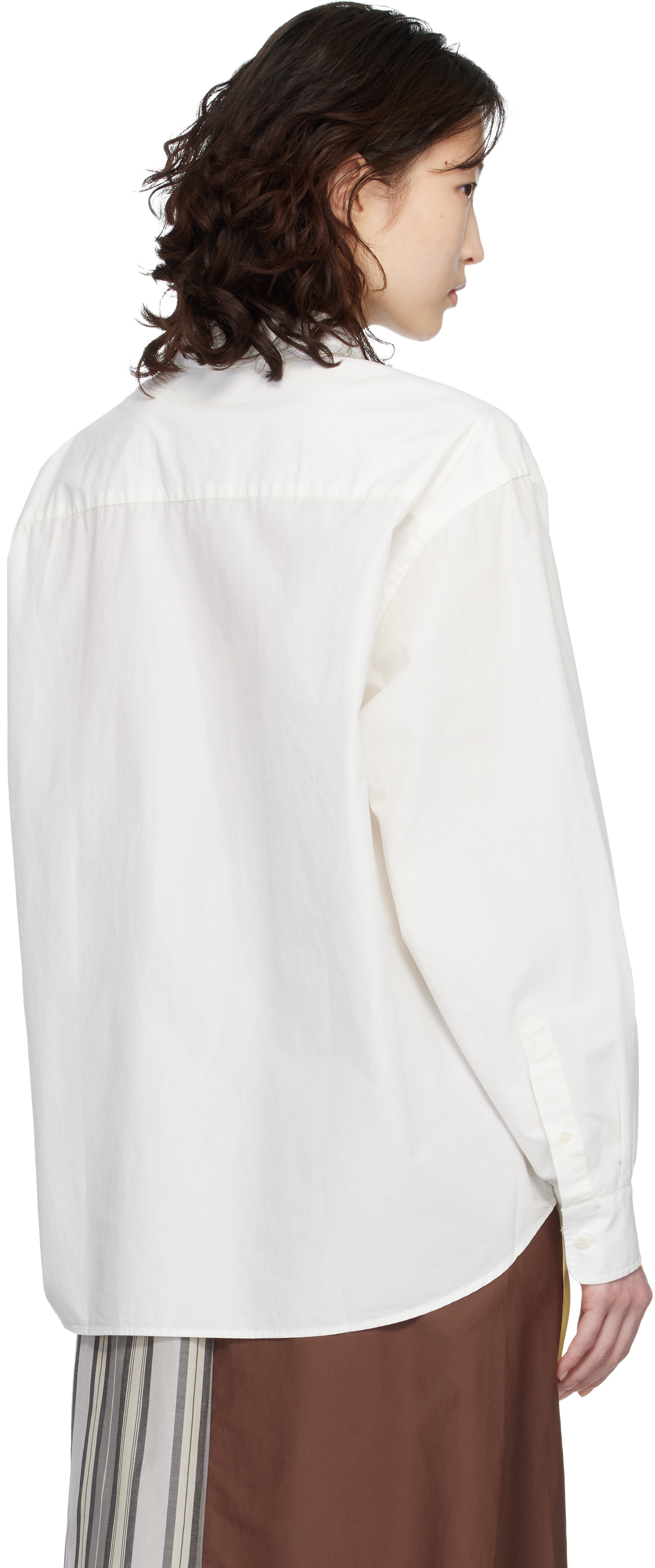 Baserange - Chemise Claude blanc cassé
