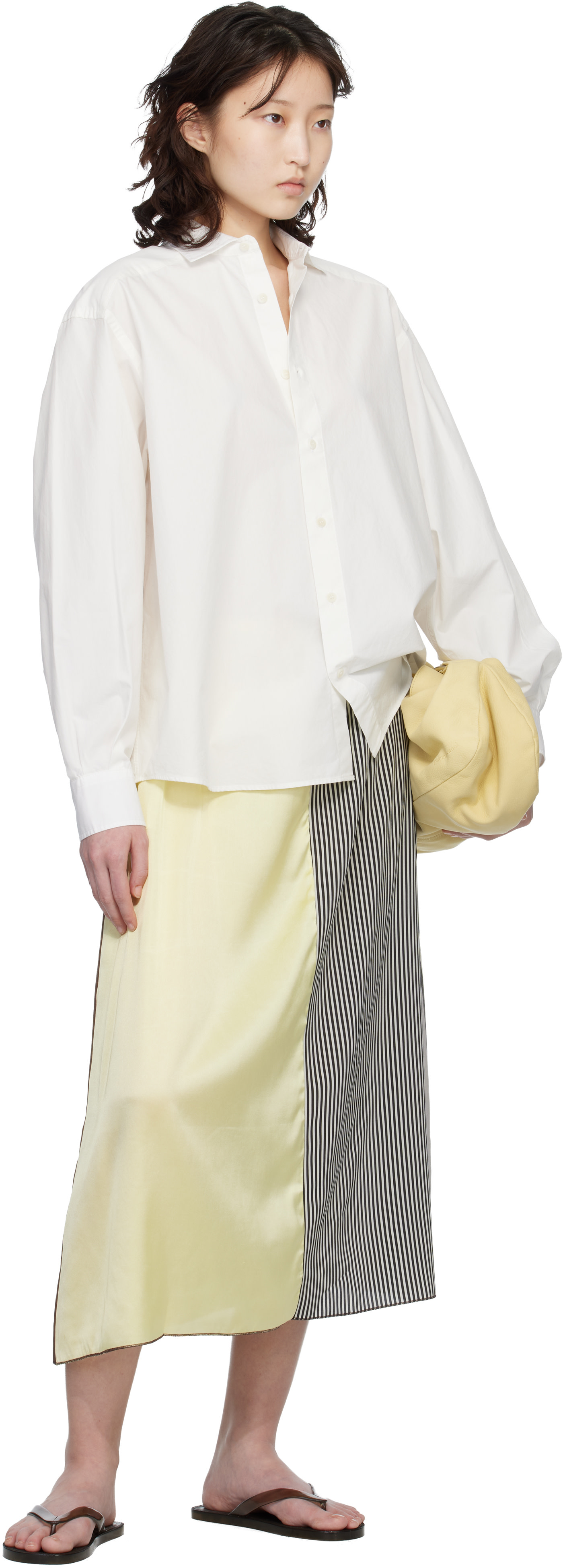 Baserange - Chemise Claude blanc cassé