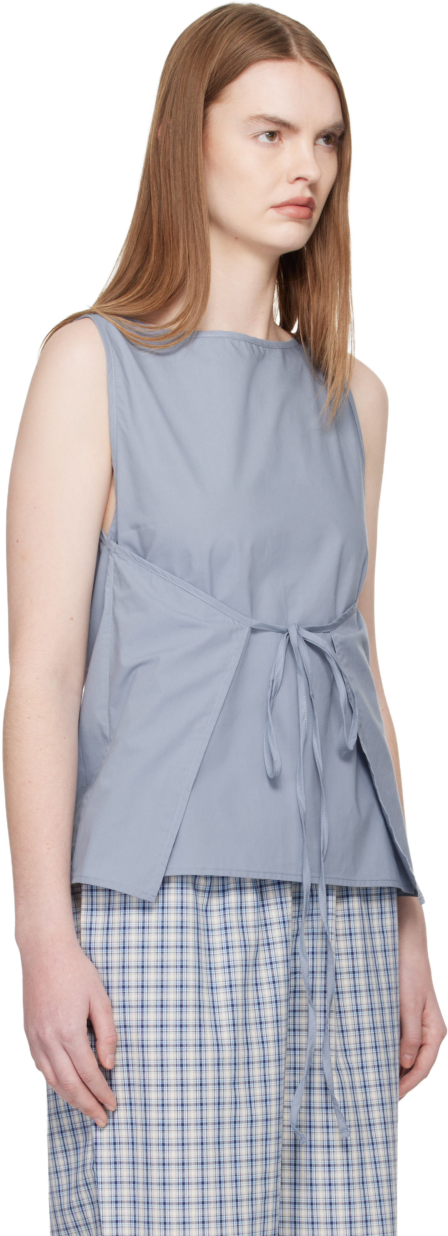 Baserange ベースレンジ　Gene Tank タンク Baserange Gene Tank in Mira Green Curated at Jake and Jones