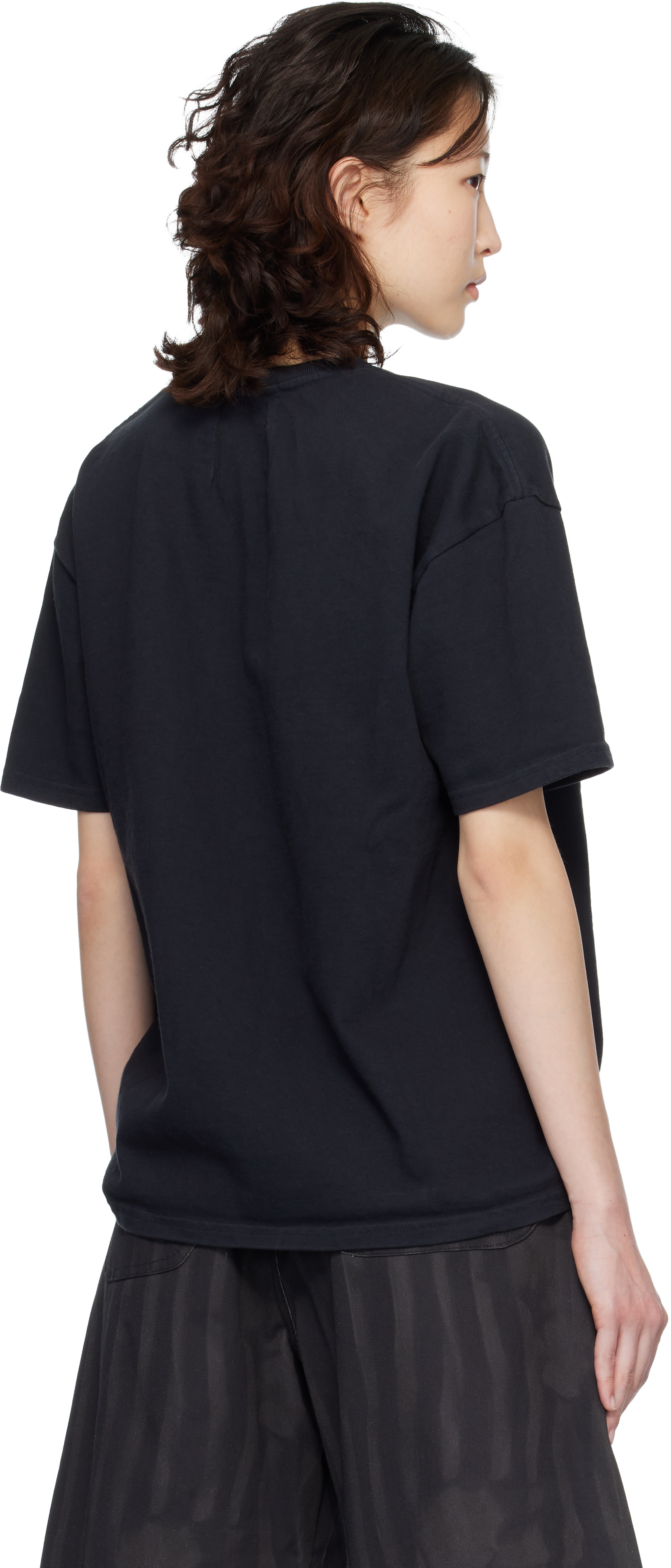 Rhude - T-shirt noir à image à logo