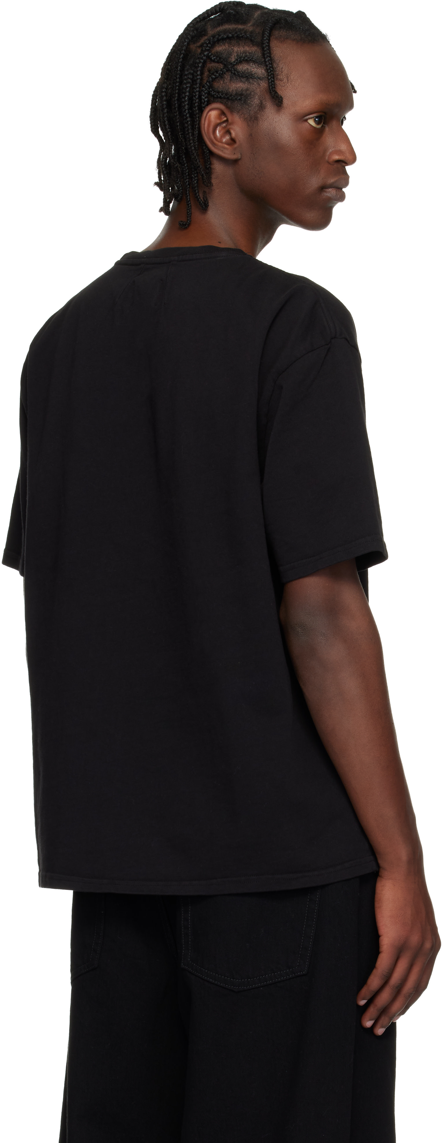 Rhude - Black Oversized Chateau Crest T-shirt