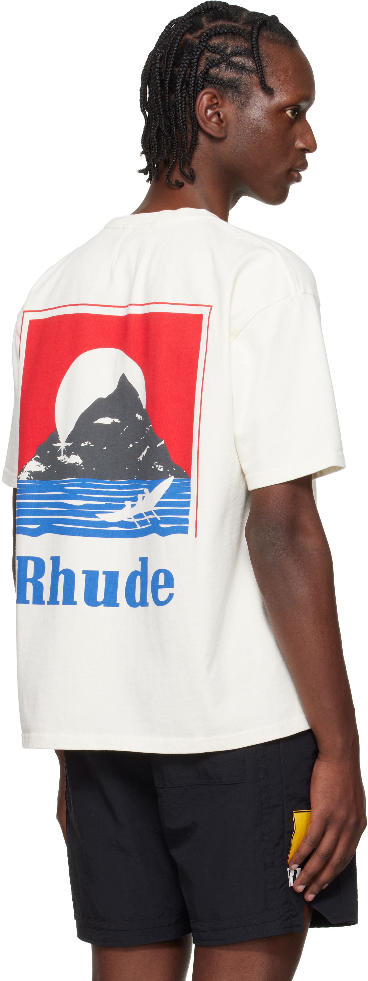 Rhude - Off-White Moonlight Regatta T-shirt