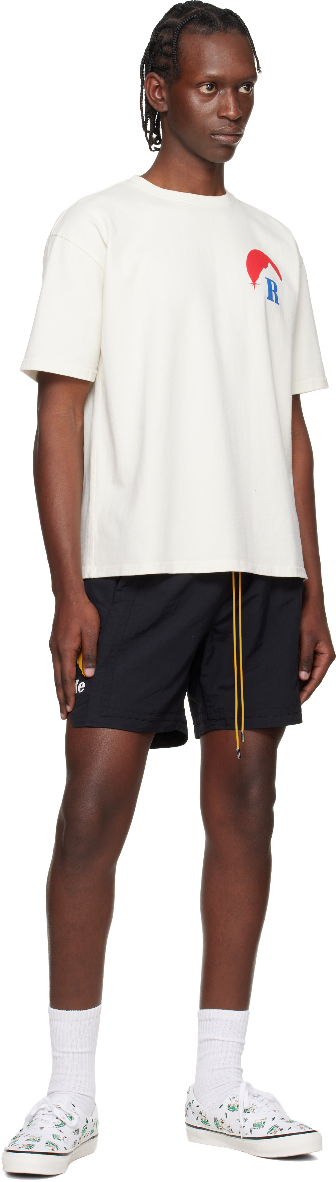 Rhude - Off-White Moonlight Regatta T-shirt