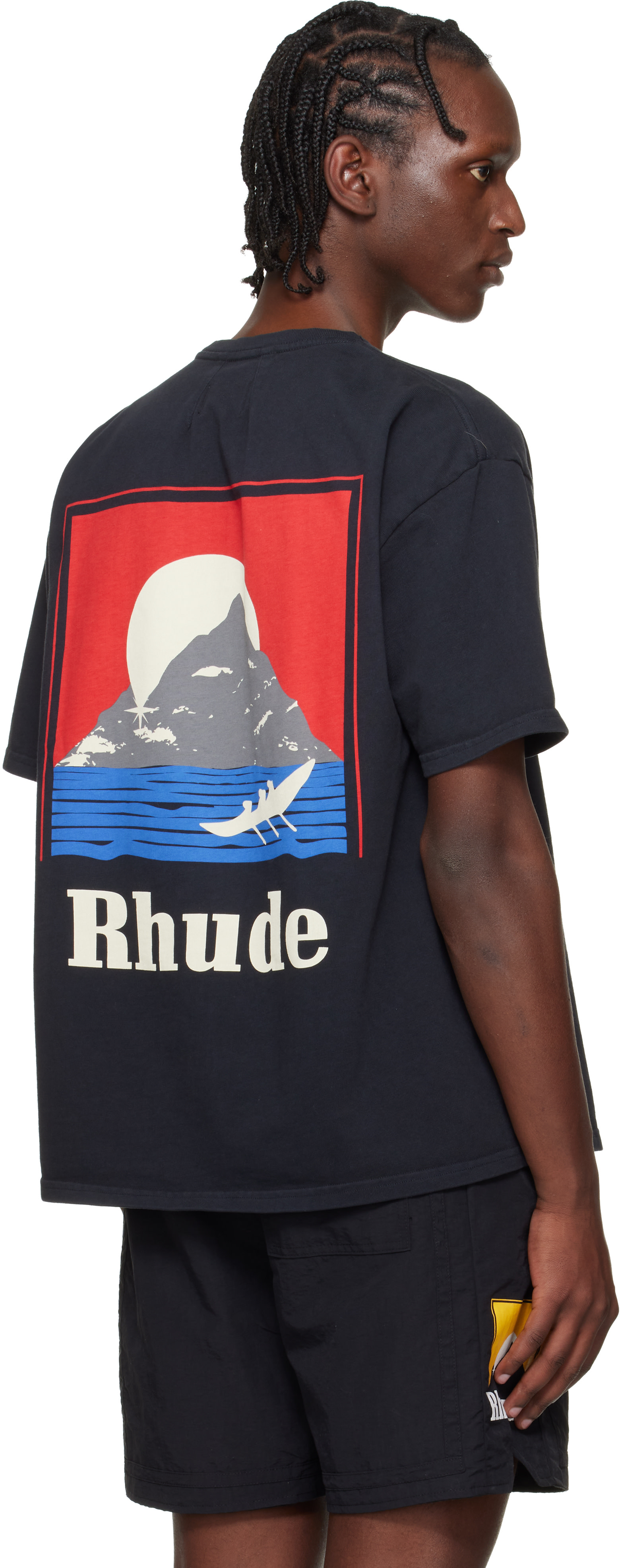 Rhude - Black Moonlight Regatta T-shirt