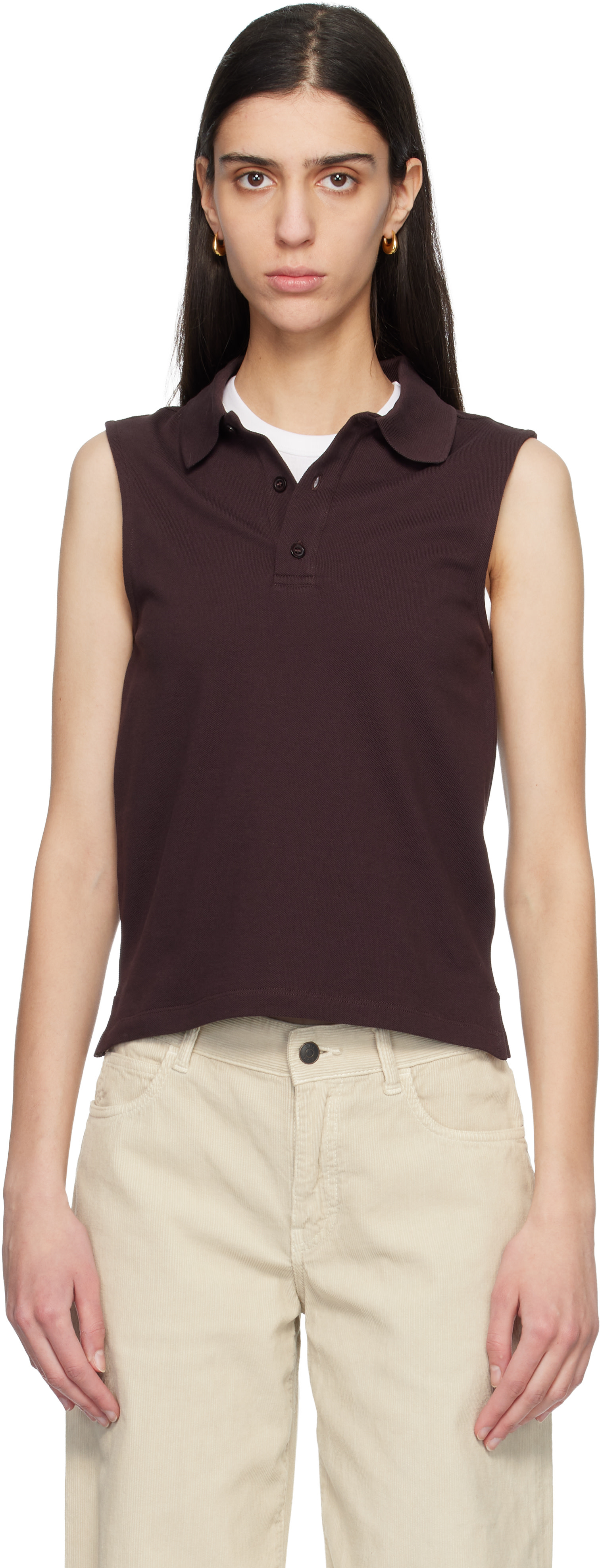 FLORE FLORE - Polo Lauren brun