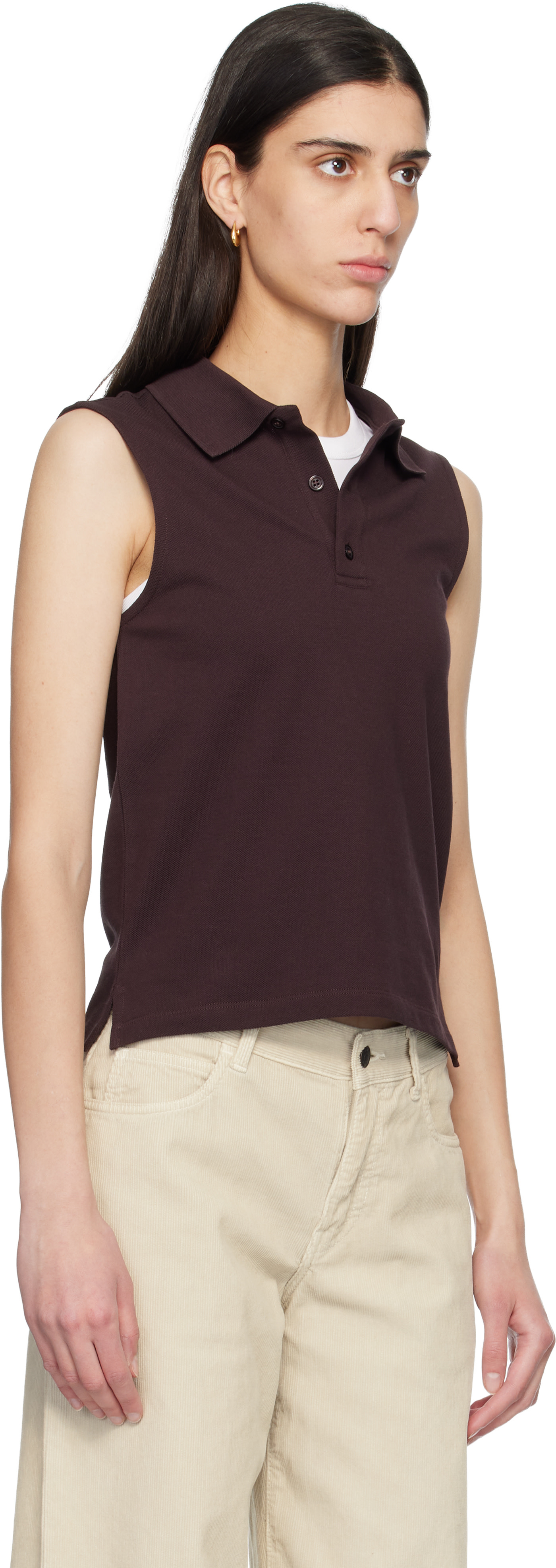 FLORE FLORE - Polo Lauren brun