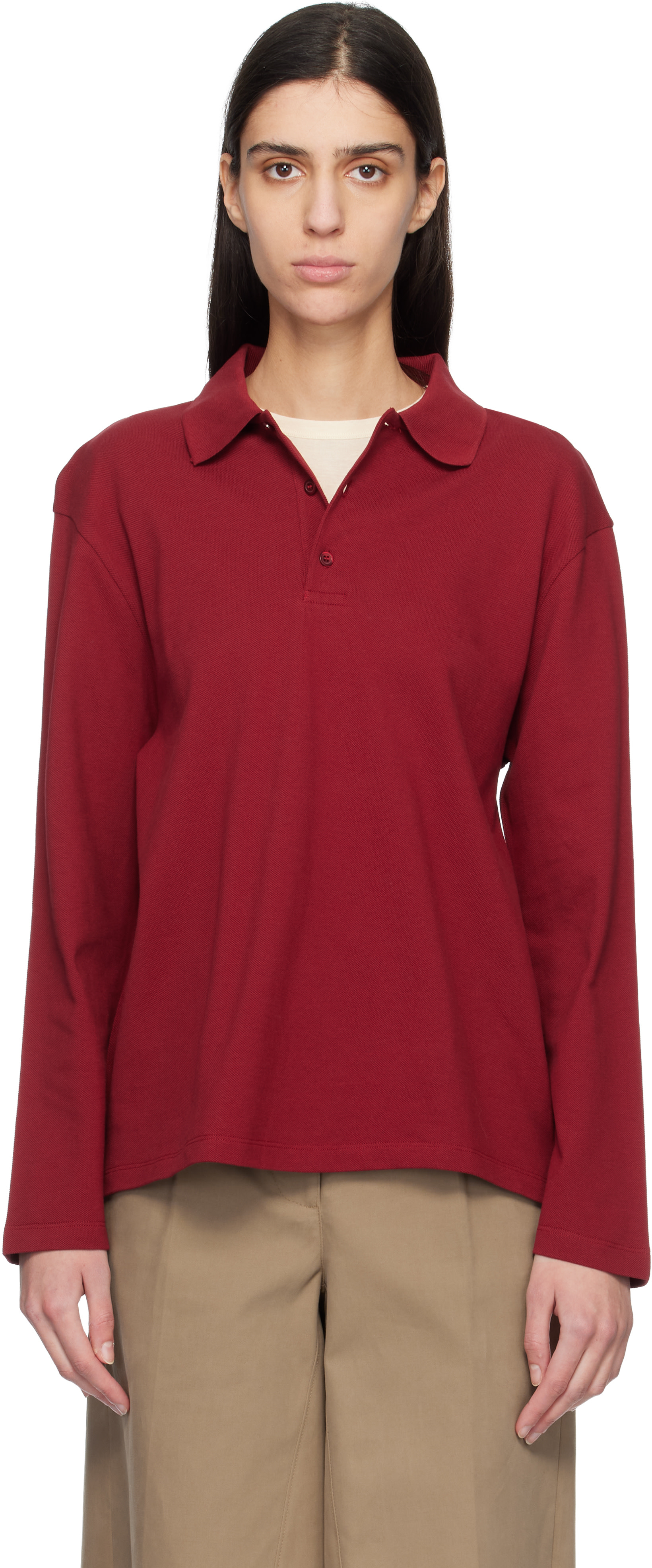 FLORE FLORE - Polo Diana rouge