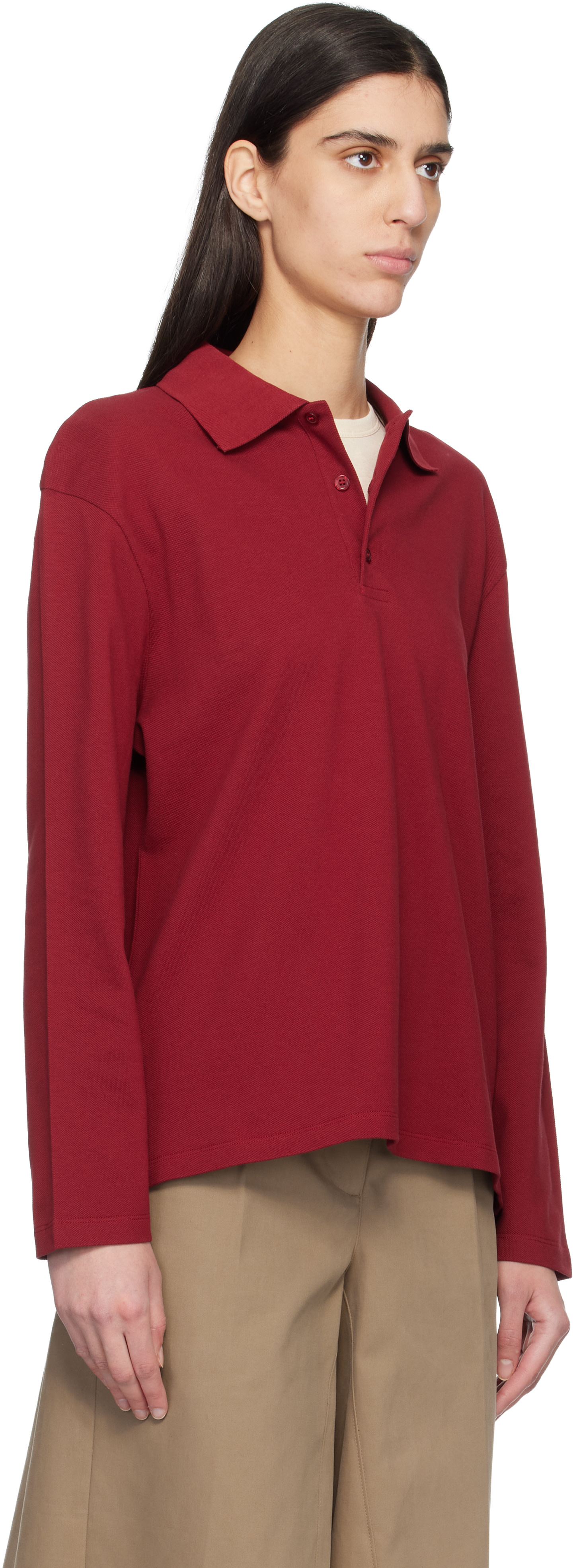 FLORE FLORE - Polo Diana rouge