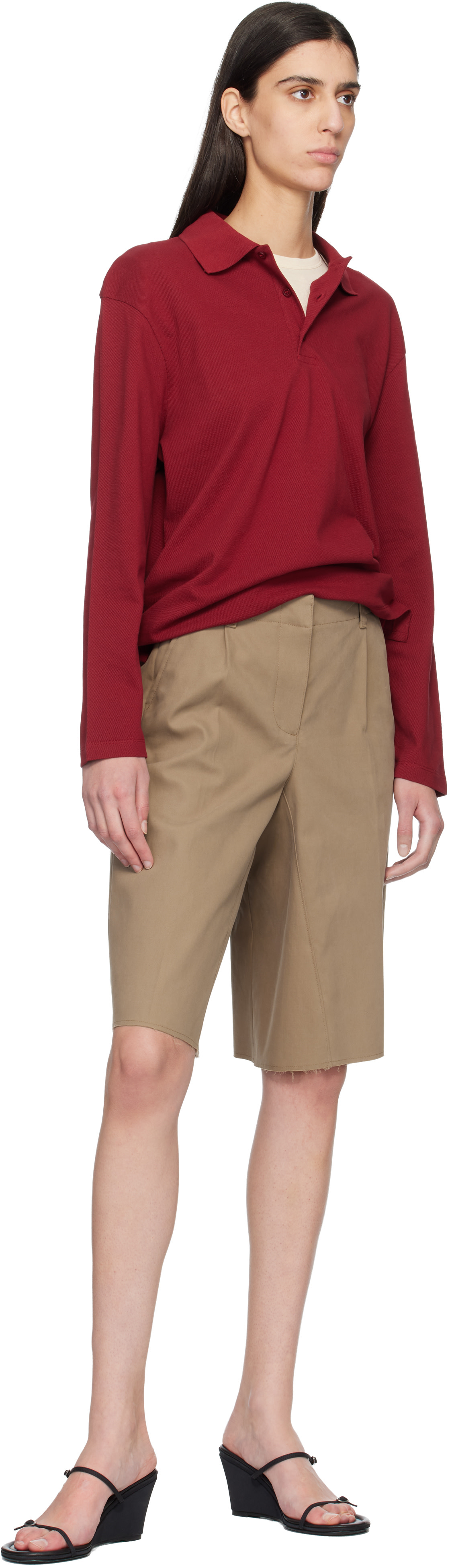 FLORE FLORE - Polo Diana rouge