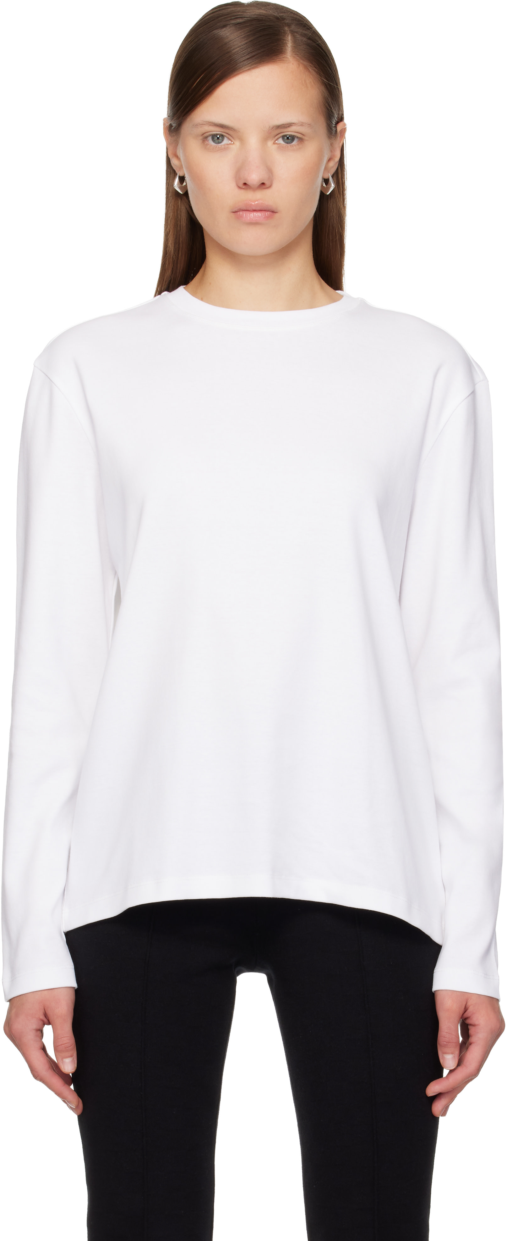 FLORE FLORE: ホワイト Maggie 長袖Tシャツ | SSENSE 日本