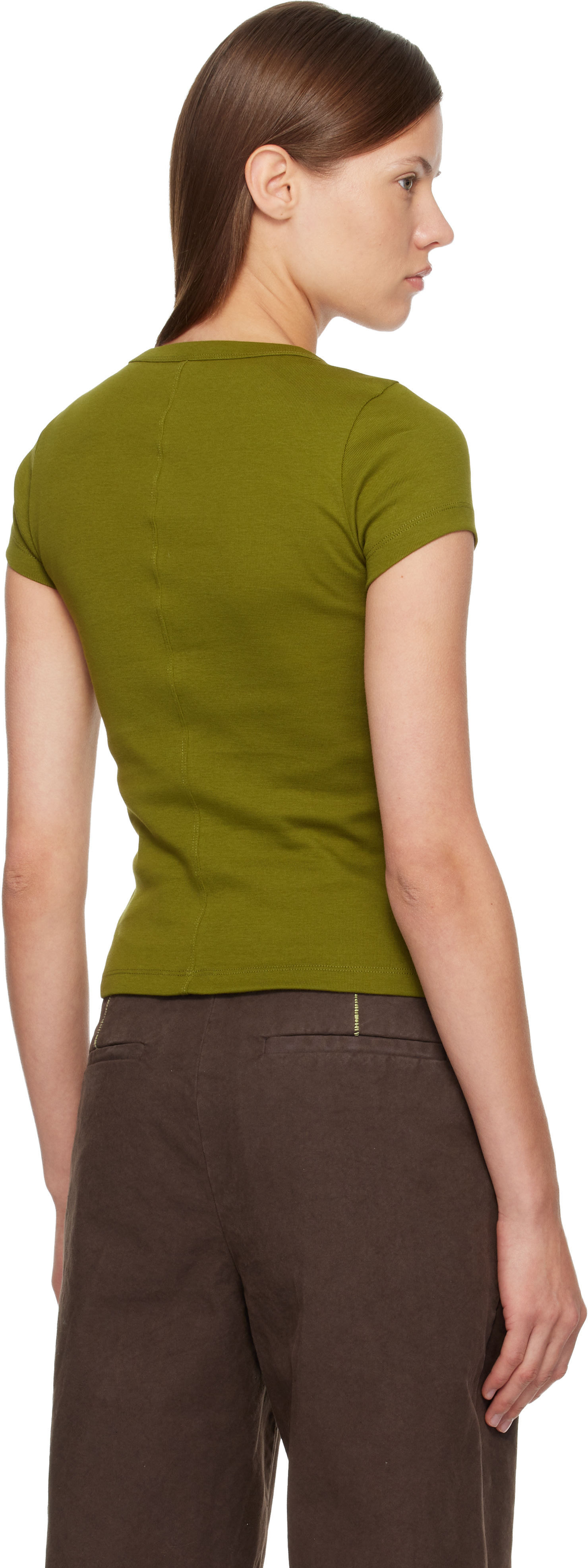 FLORE FLORE - Micro t-shirt Jill vert