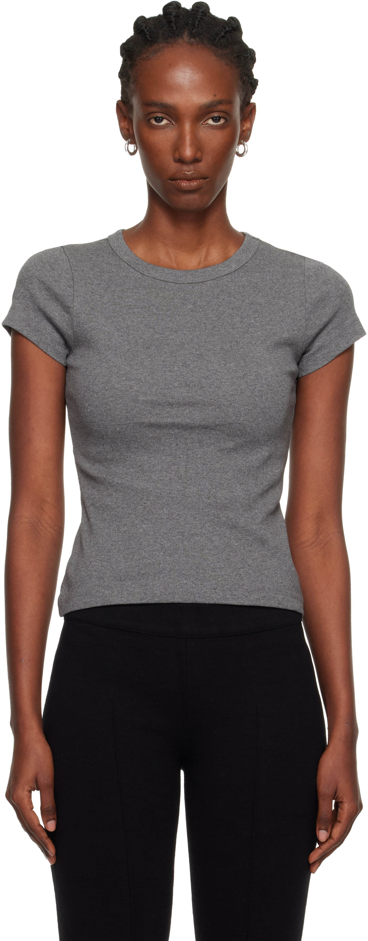 FLORE FLORE - Micro t-shirt Car gris