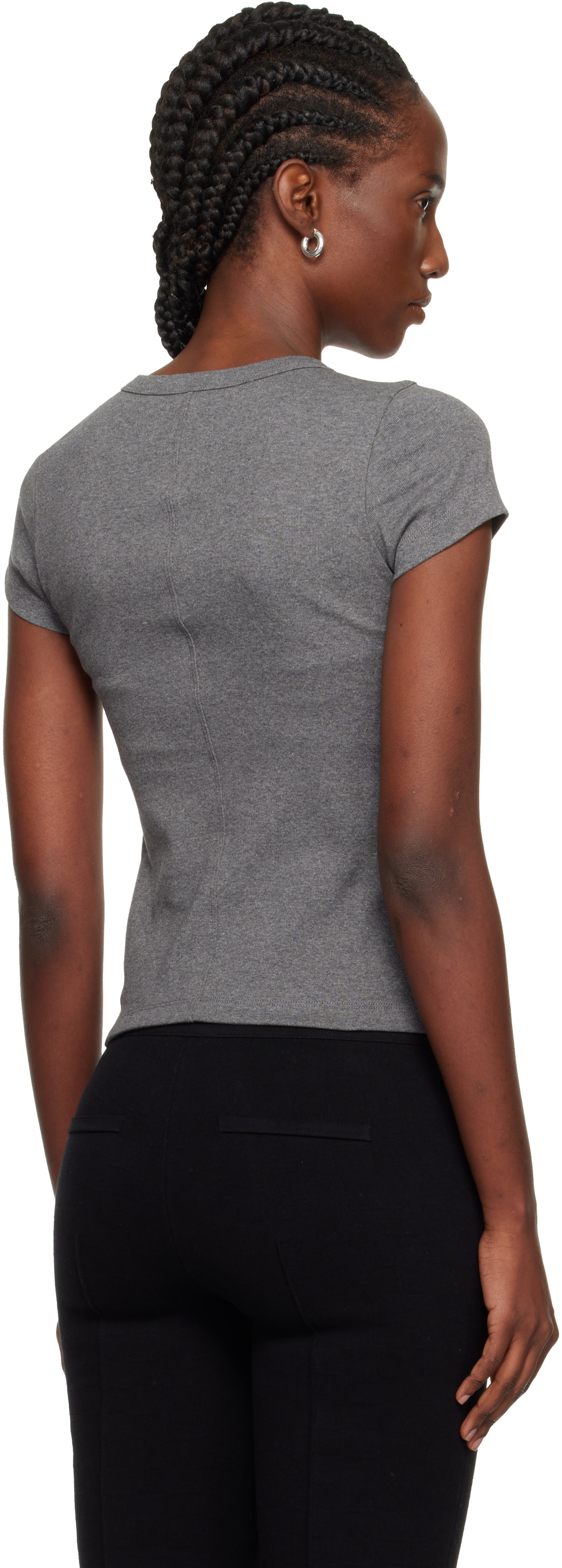 FLORE FLORE - Micro t-shirt Car gris