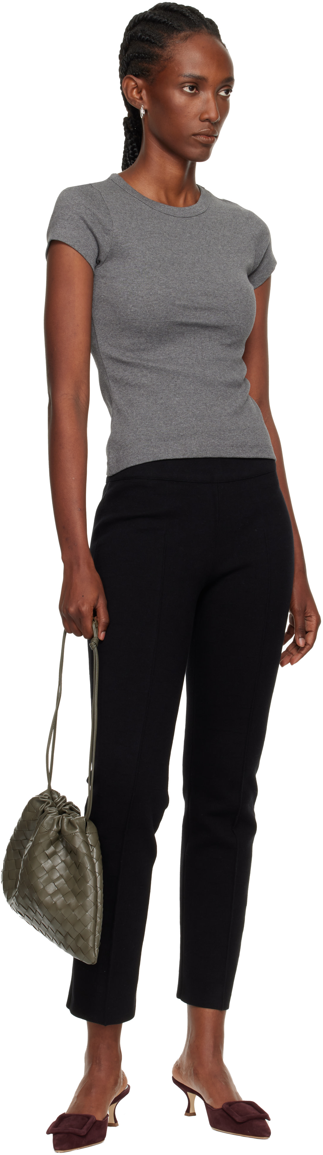 FLORE FLORE - Micro t-shirt Car gris