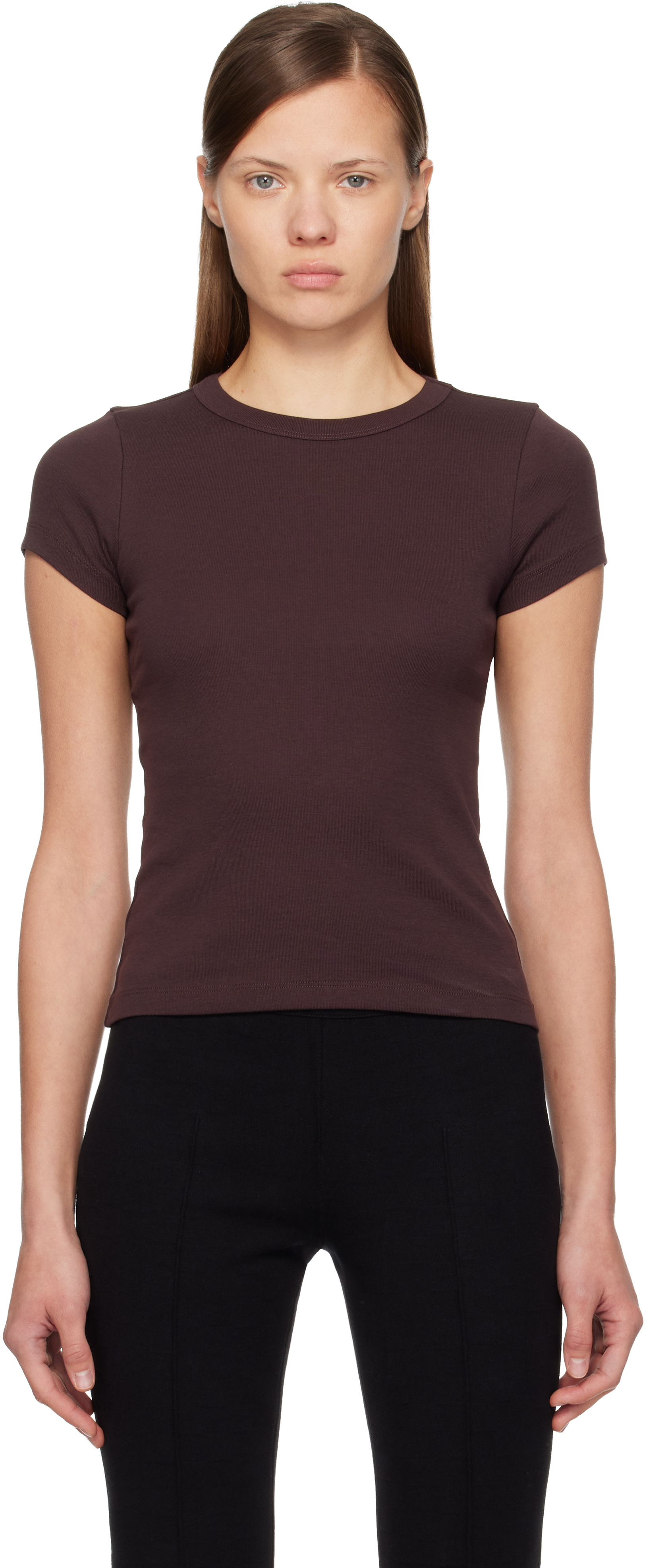 FLORE FLORE - Micro t-shirt Car brun