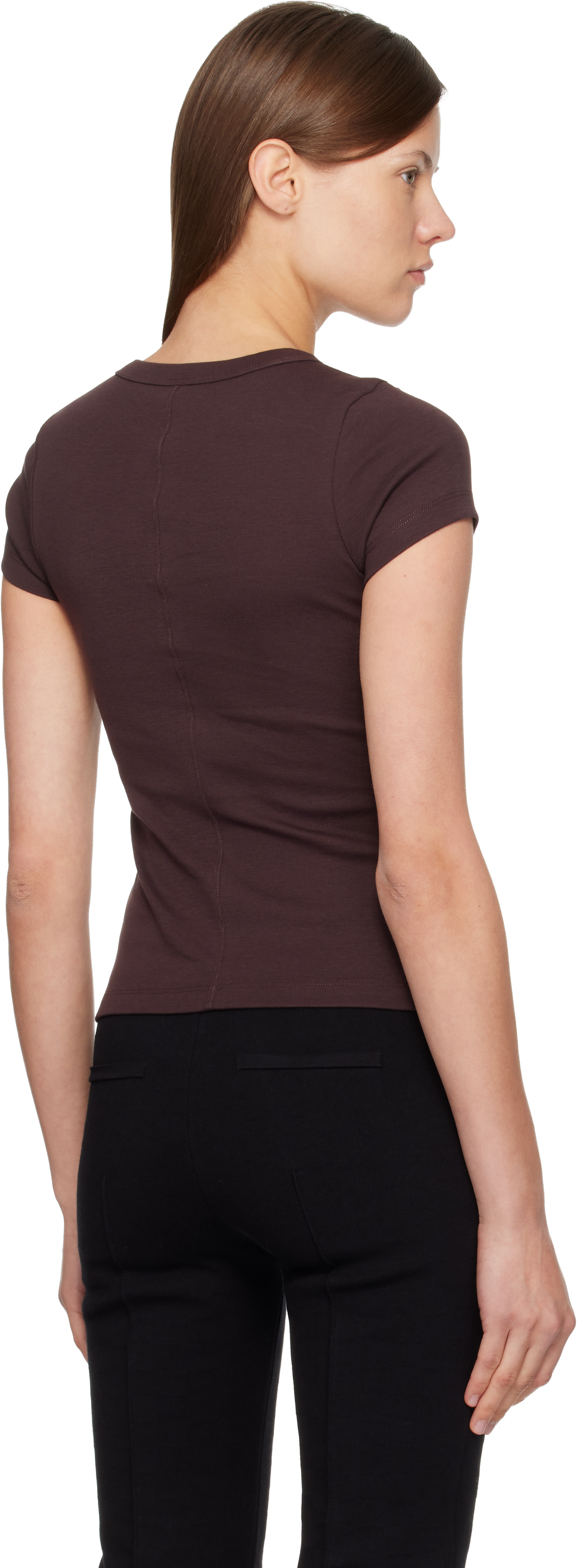 FLORE FLORE - Micro t-shirt Car brun