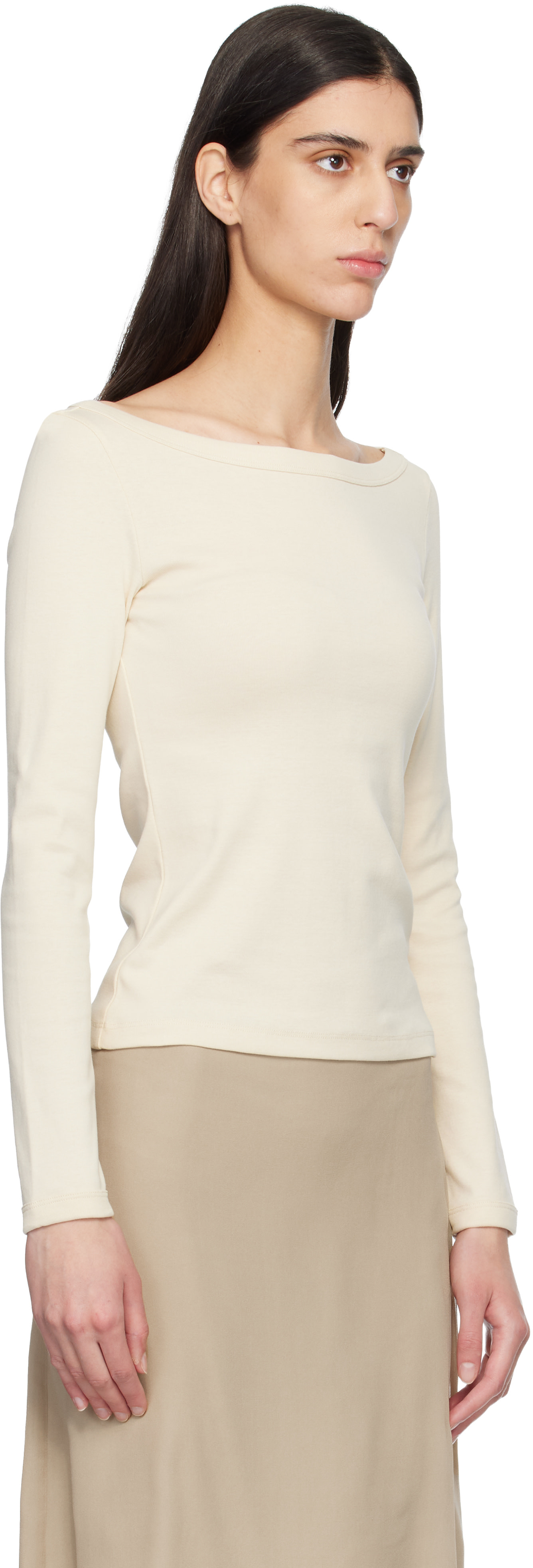 FLORE FLORE - Off-White Steffi Longsleeve T-shirt