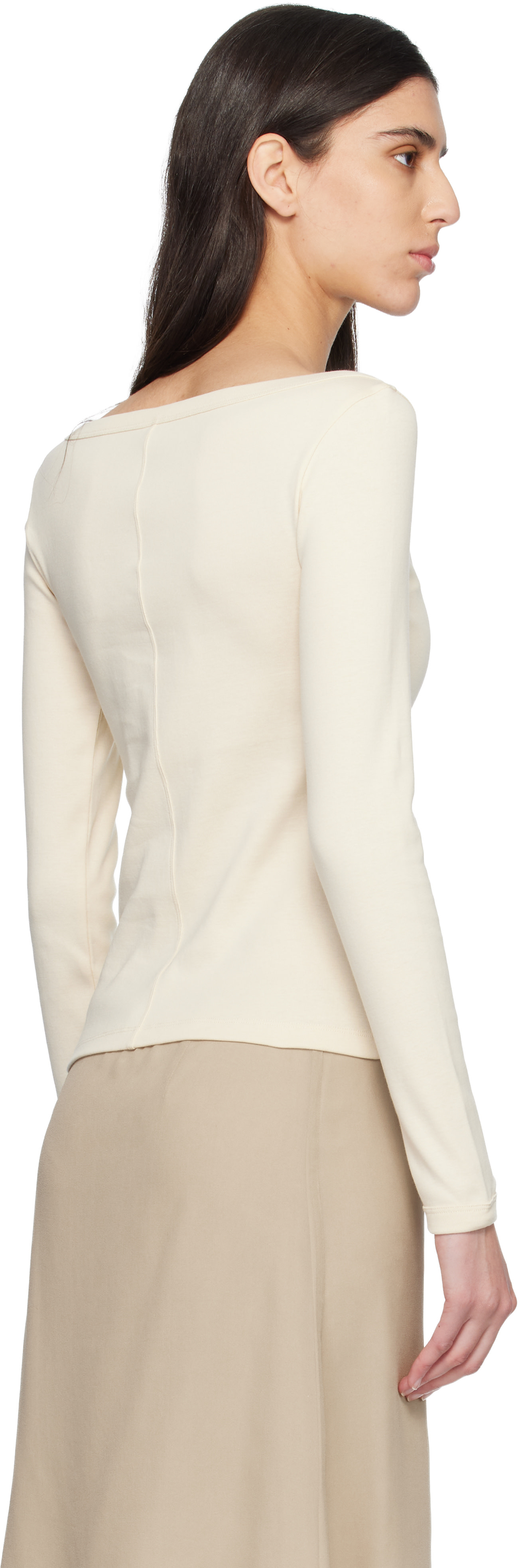 FLORE FLORE - Off-White Steffi Longsleeve T-shirt