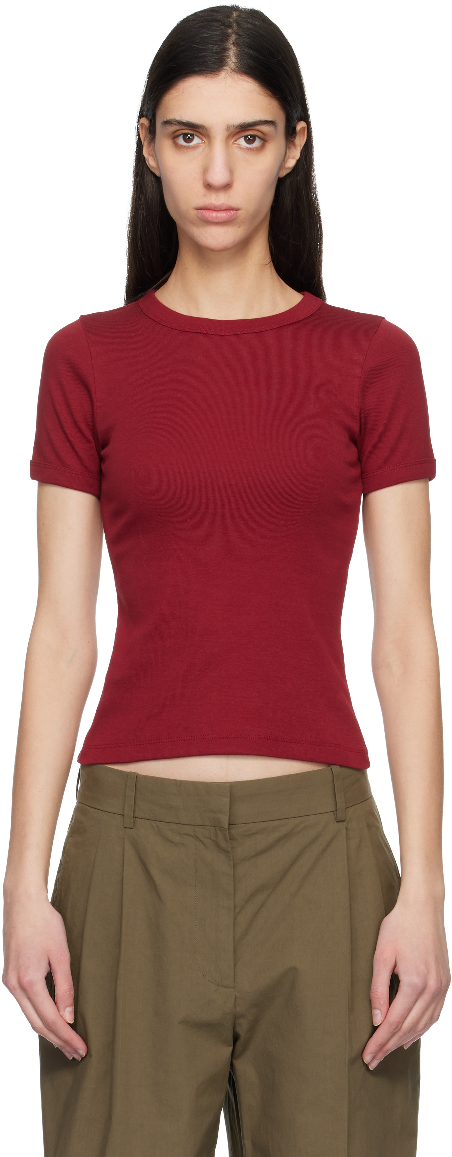 FLORE FLORE - T-shirt Car rouge
