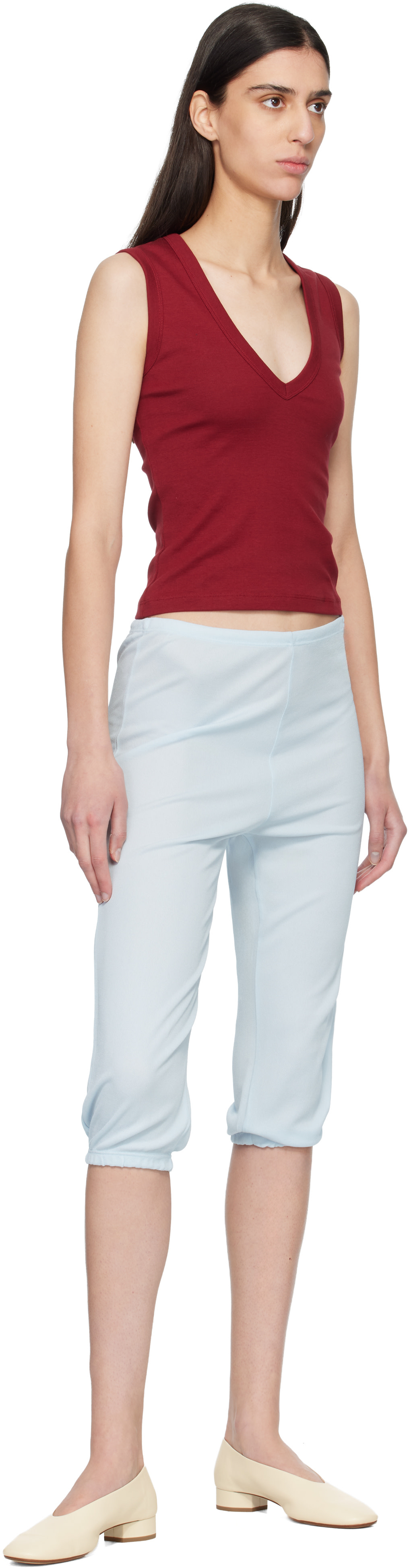 FLORE FLORE: Red Dewi Tank Top | SSENSE Denmark