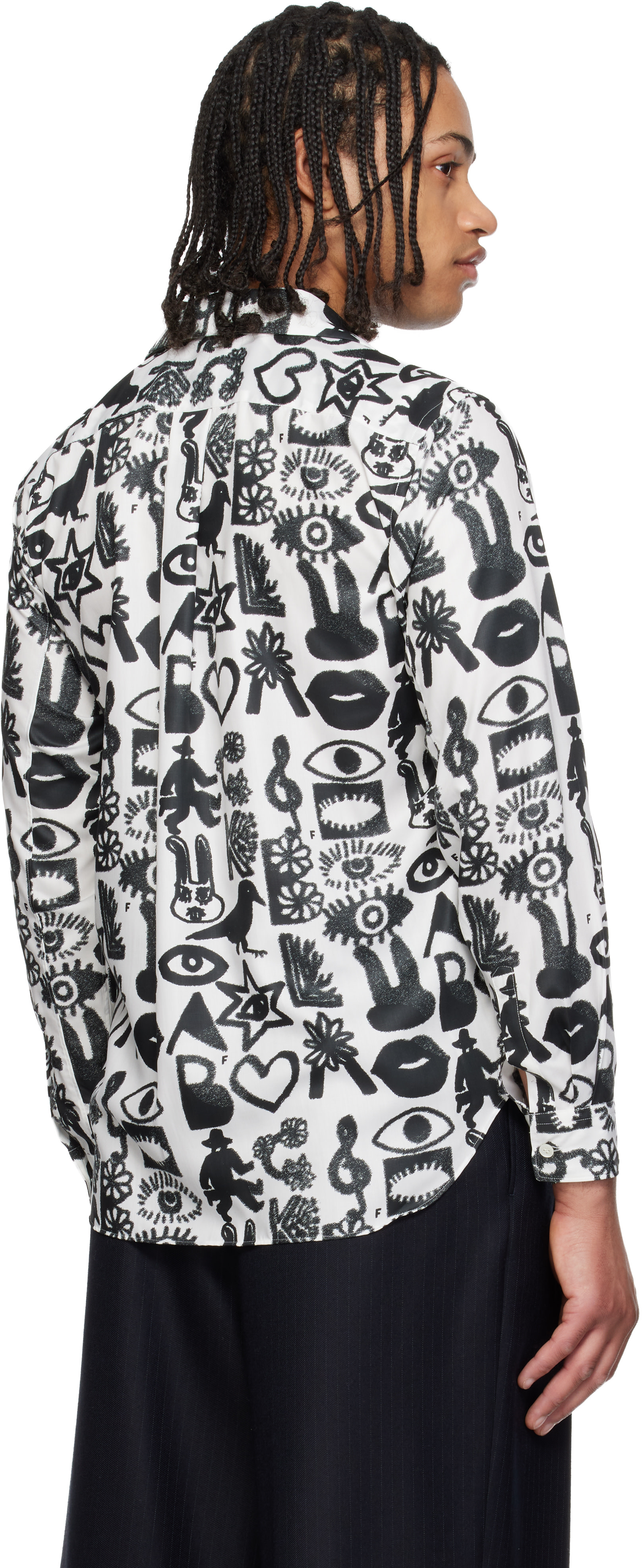Black Comme des Garçons: Black & White Broad Filip Pagowski Print