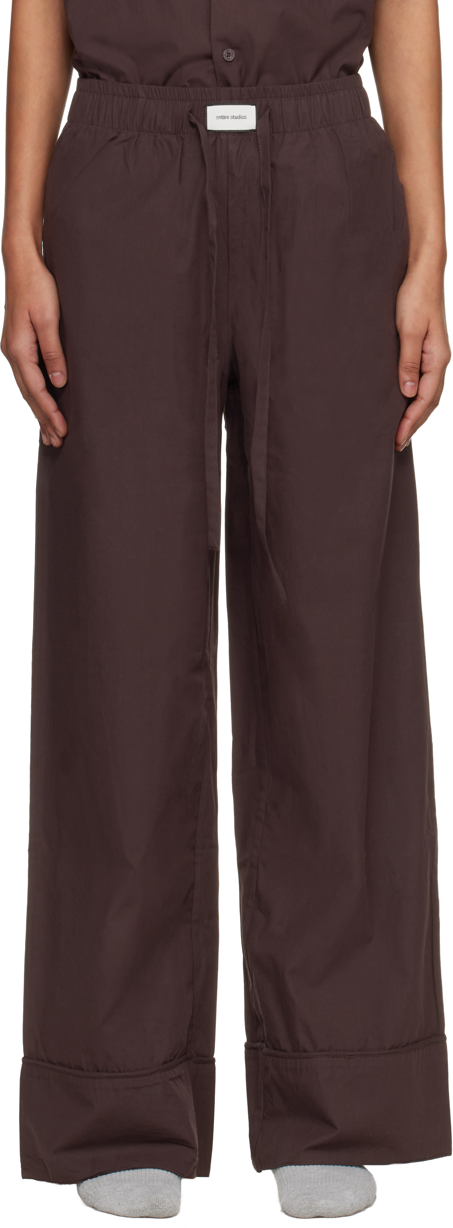 Entire Studios - Brown Pajama Lounge Pants
