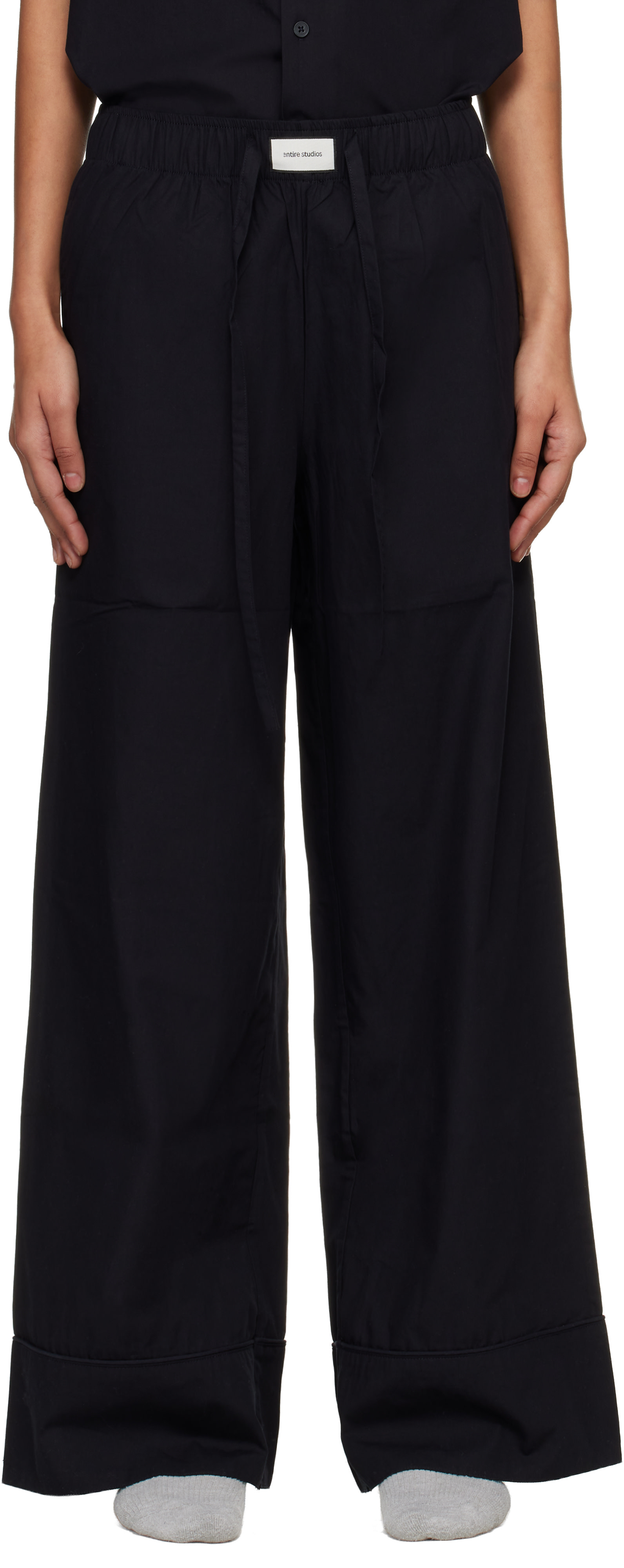 Entire Studios - Black Pajama Lounge Pants