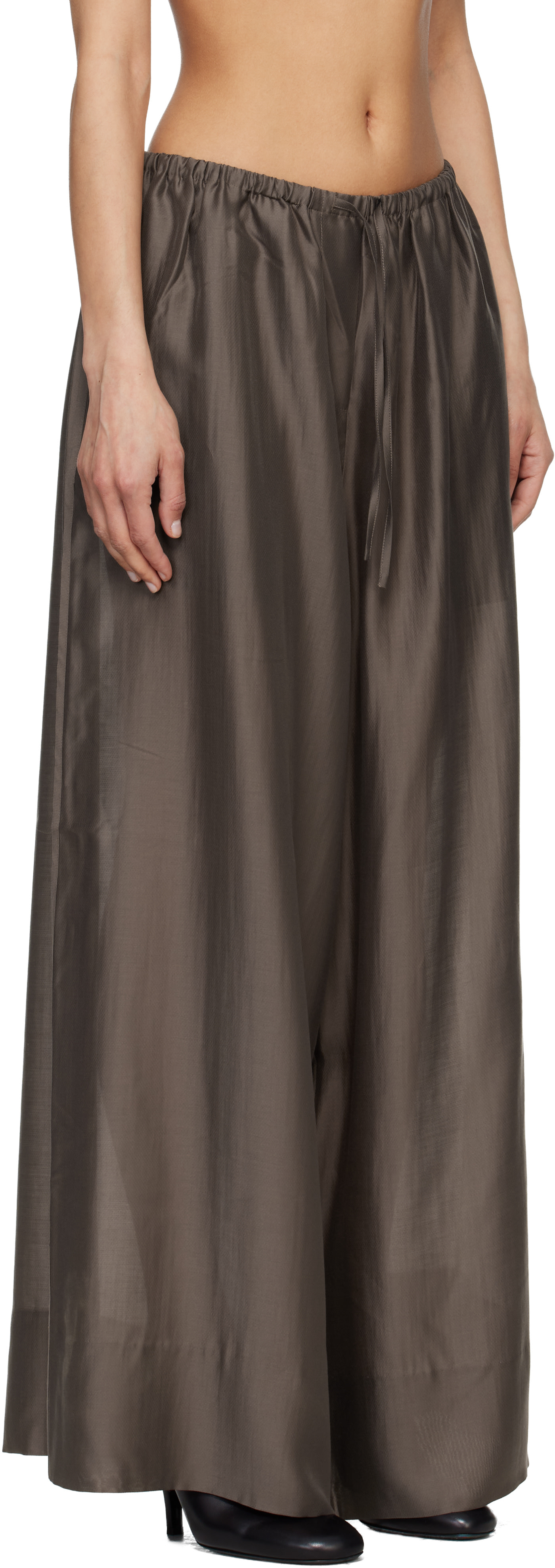 Entire Studios - Pantalon ample Vento brun
