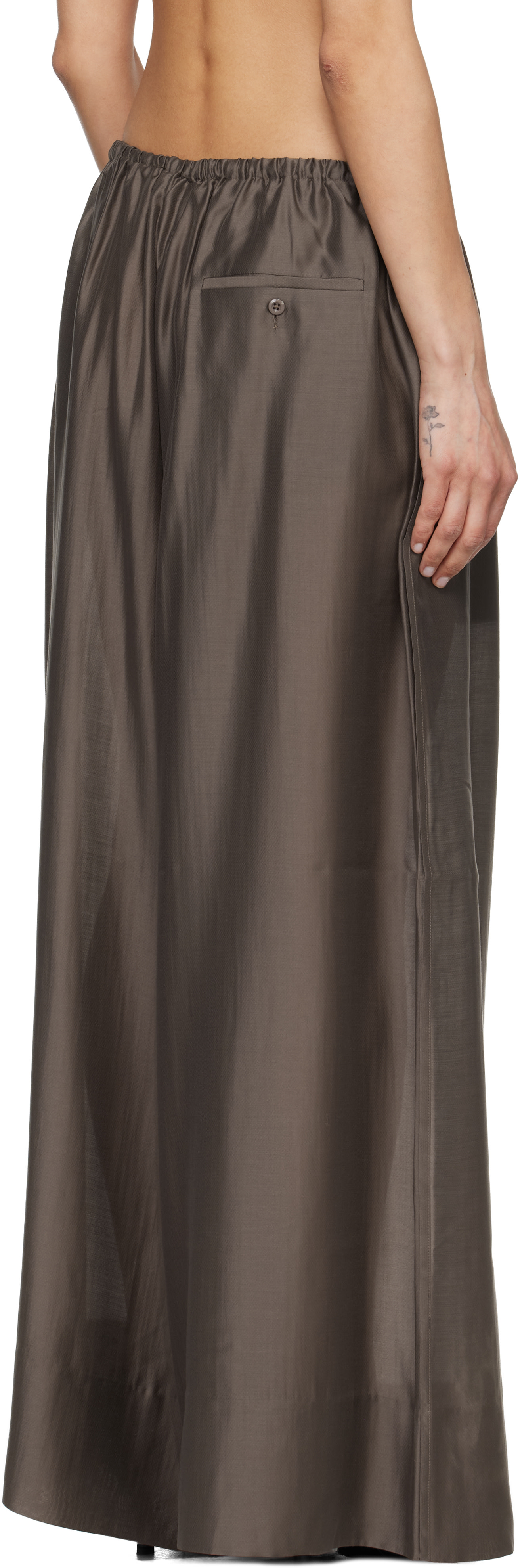 Entire Studios - Pantalon ample Vento brun