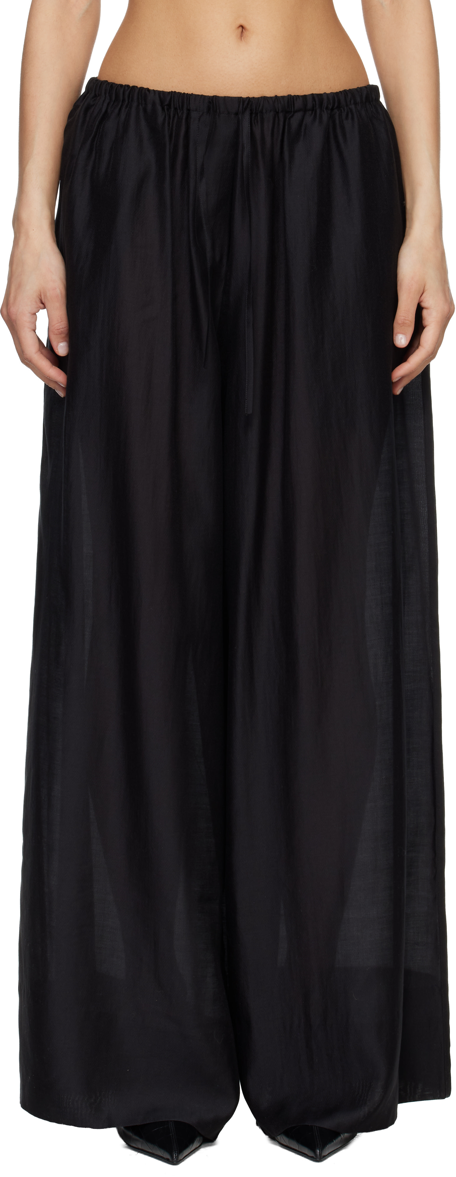 Entire Studios - Pantalon ample Vento noir