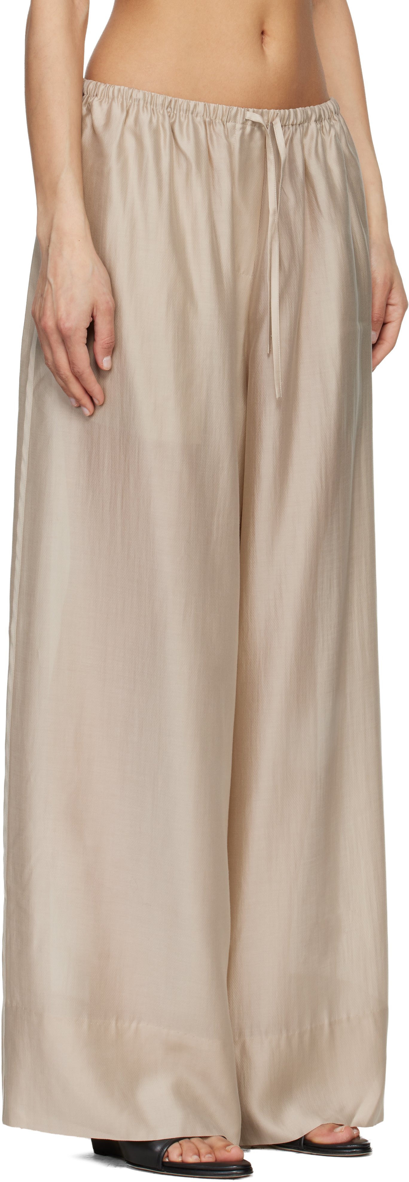 Entire Studios - Pantalon ample Vento beige