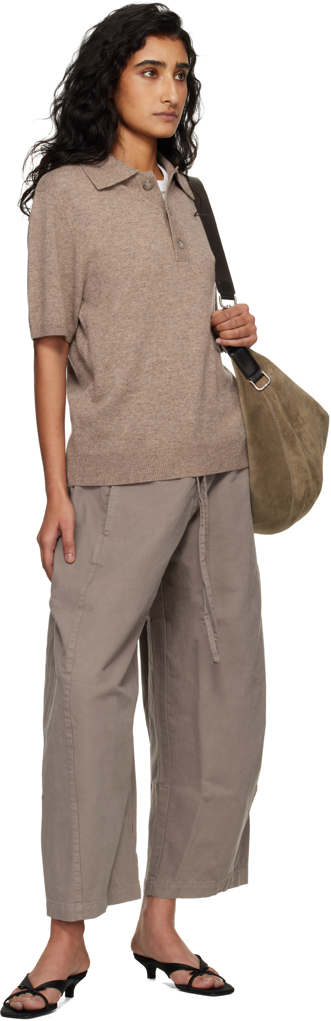 Entire Studios - Pantalon Loft taupe
