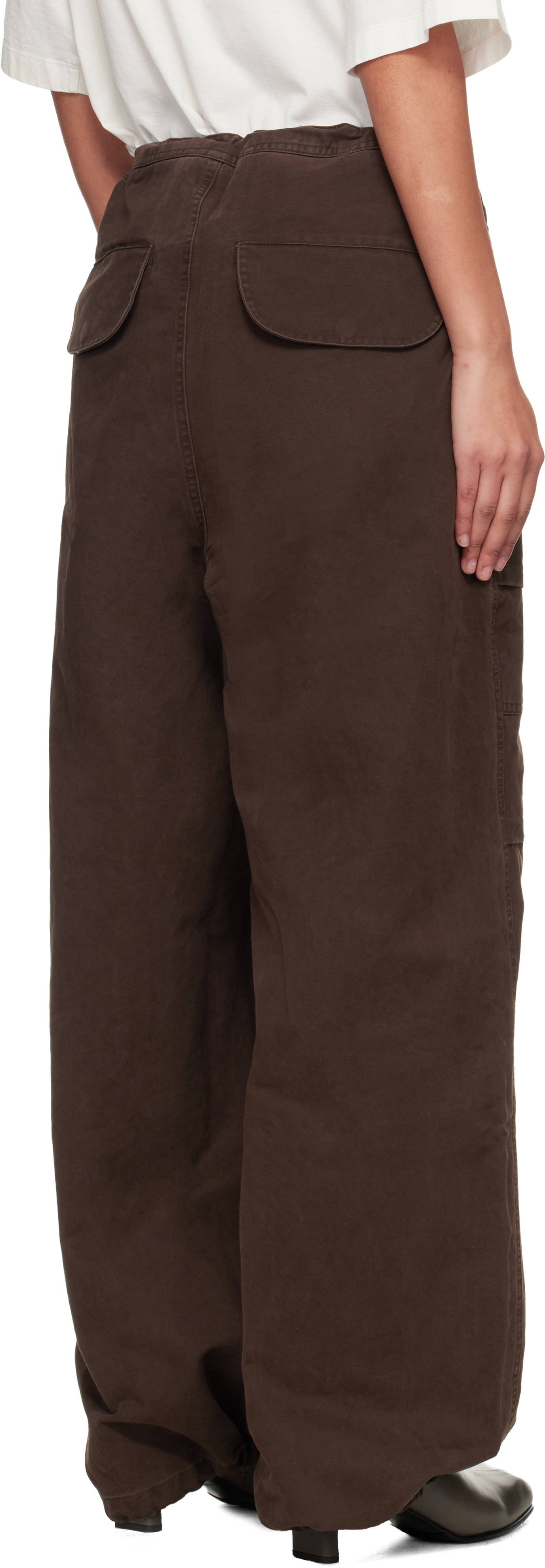 Entire Studios - Pantalon cargo Barren brun