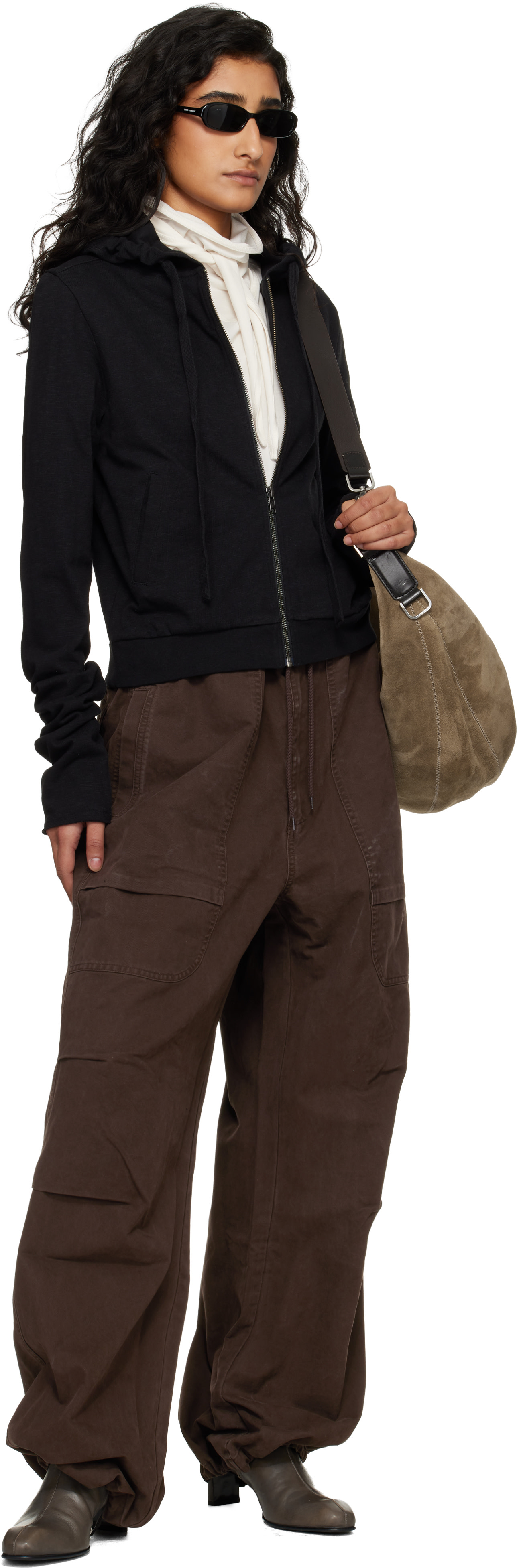 Entire Studios - Pantalon cargo Barren brun