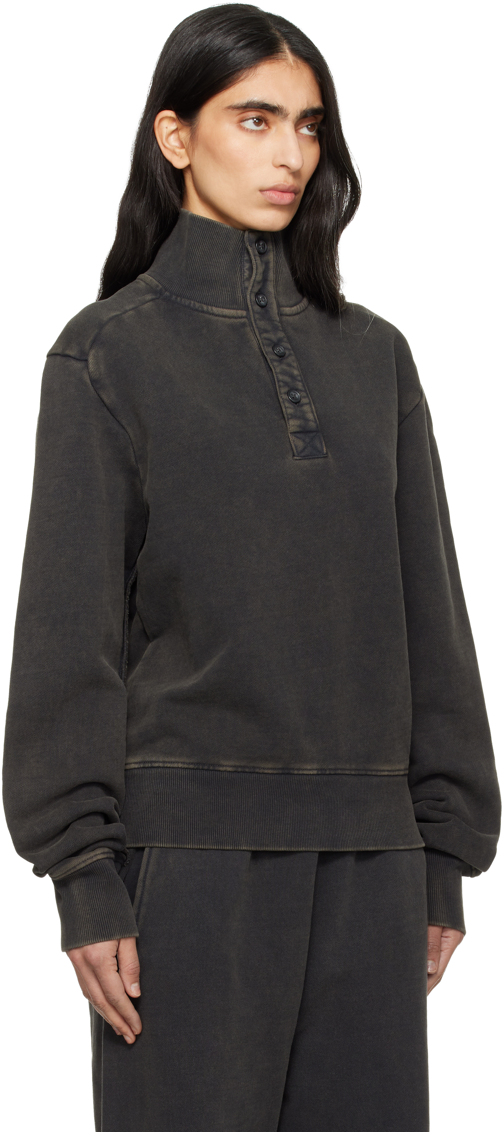 Entire Studios - Pull molletonné Port noir