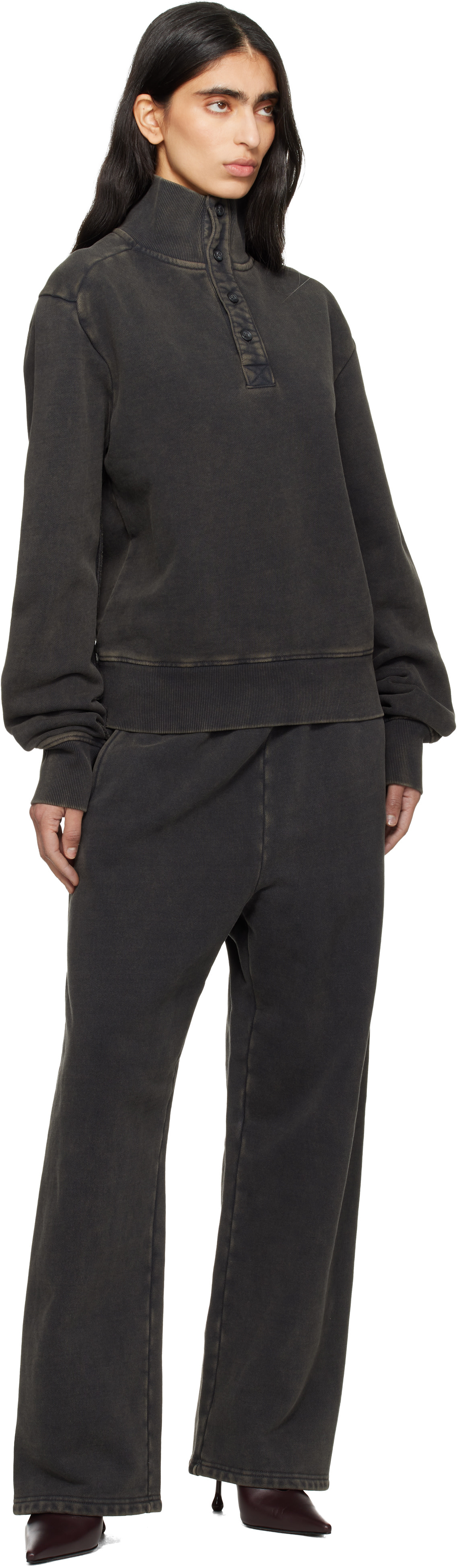 Entire Studios - Pull molletonné Port noir
