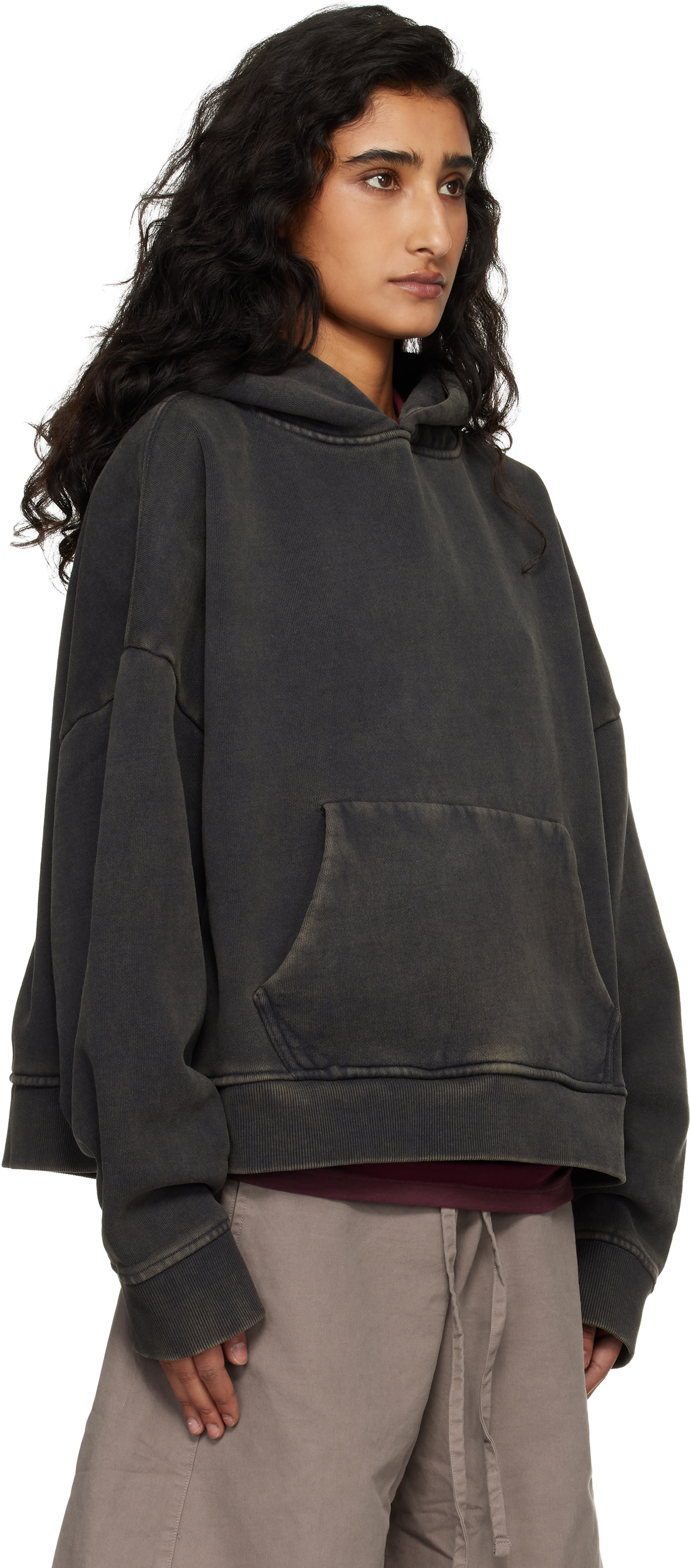 Entire Studios - Pull à capuche épais noir