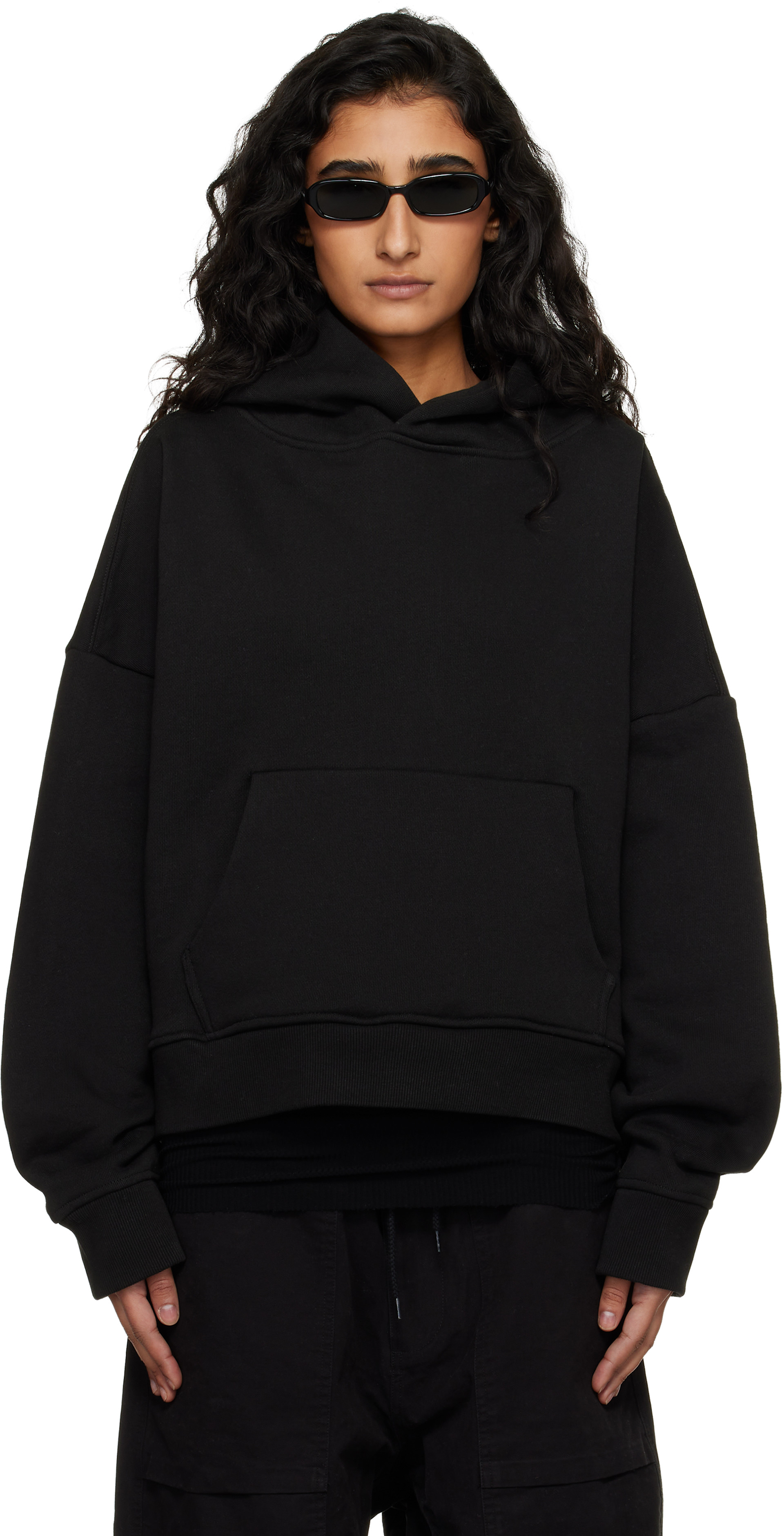 Entire Studios - Pull à capuche épais noir