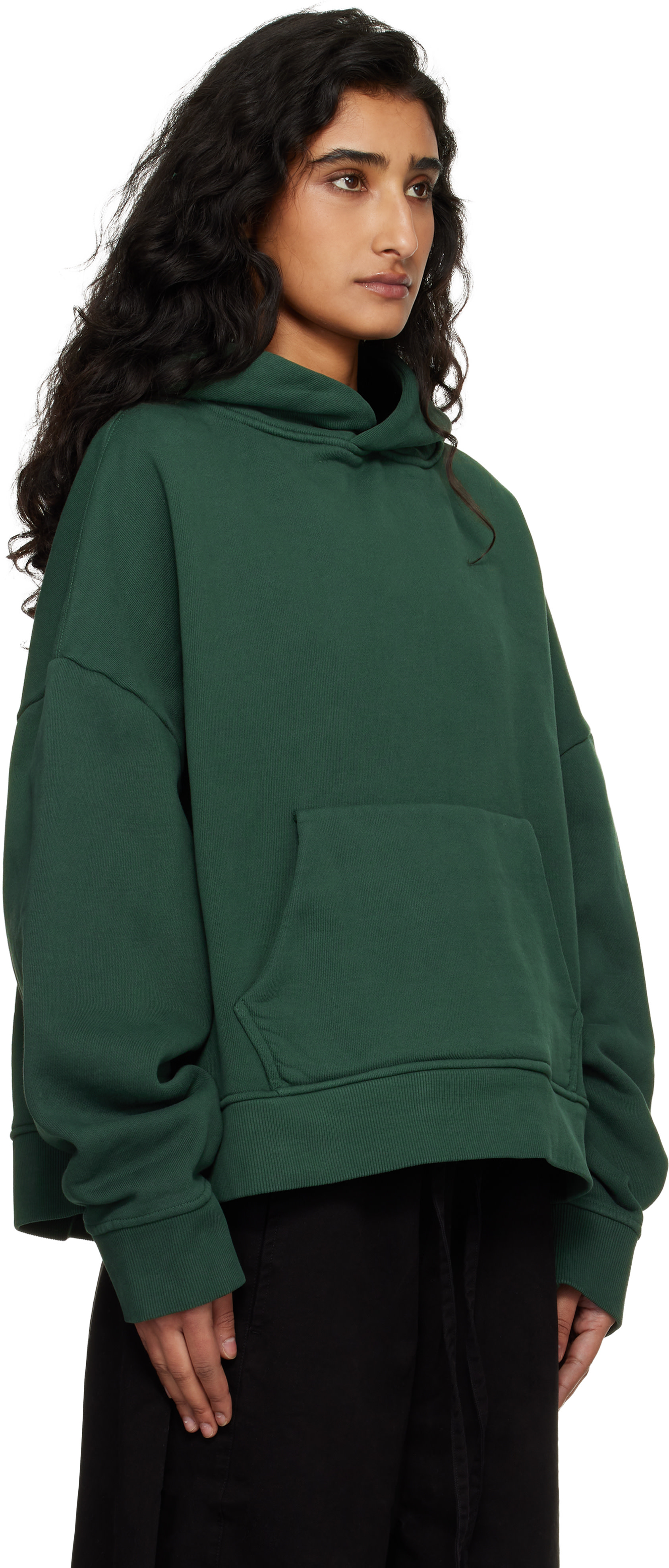 Entire Studios - Pull à capuche épais vert