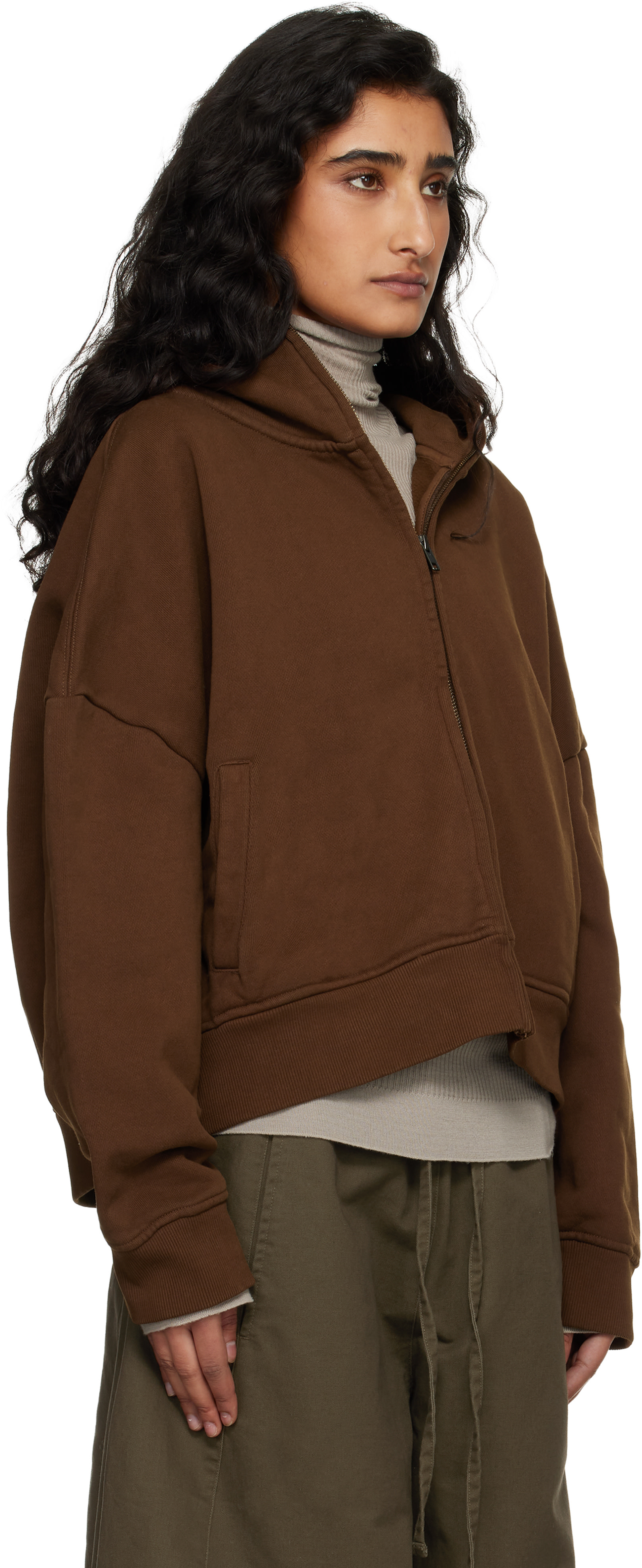 Entire Studios - Brown Eternal Zip Hoodie