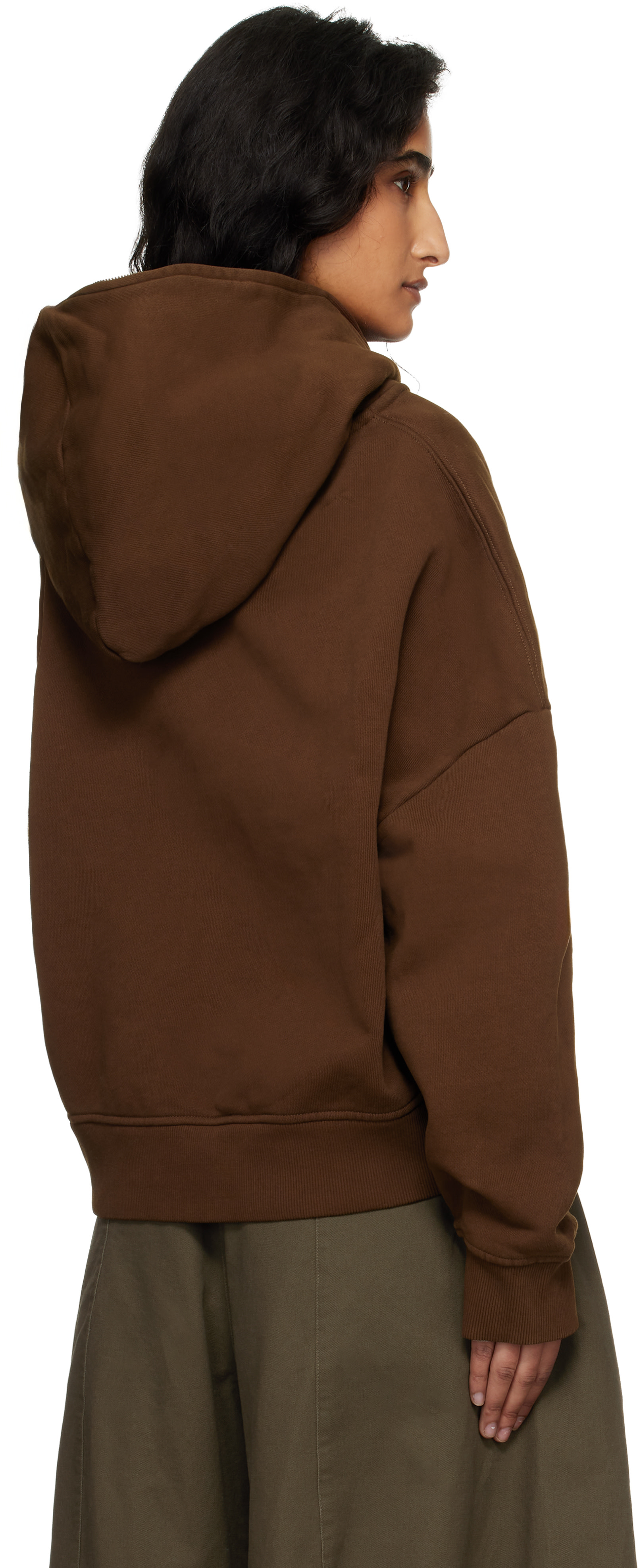 Entire Studios - Brown Eternal Zip Hoodie