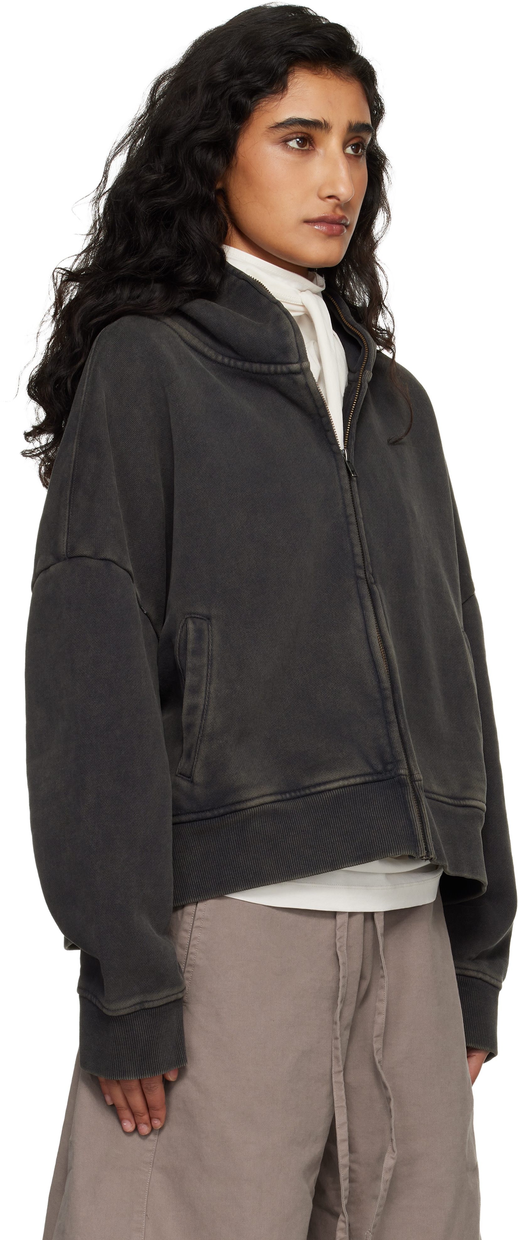 Entire Studios: Black Eternal Zip Hoodie | SSENSE