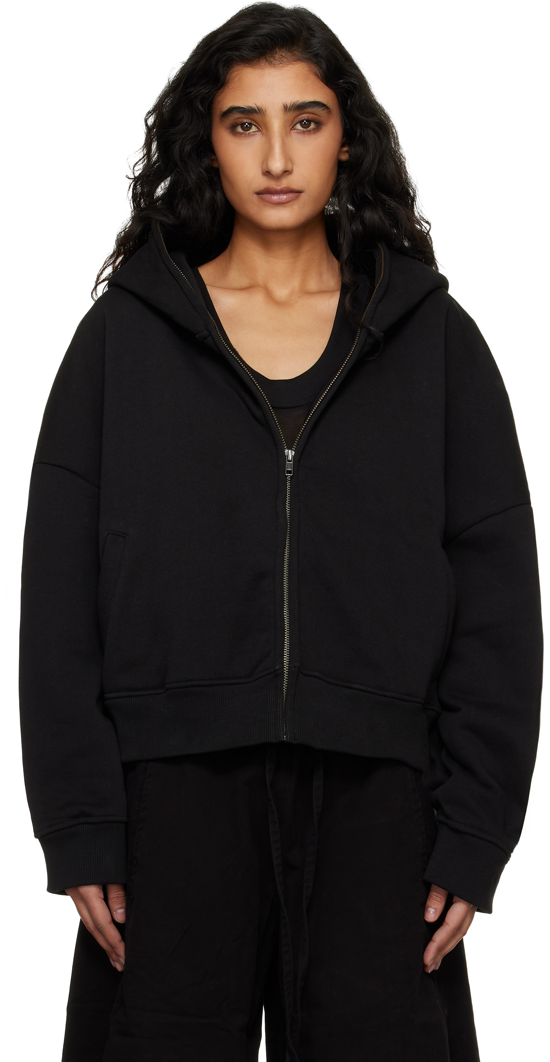 Entire Studios: Black Eternal Zip Hoodie | SSENSE