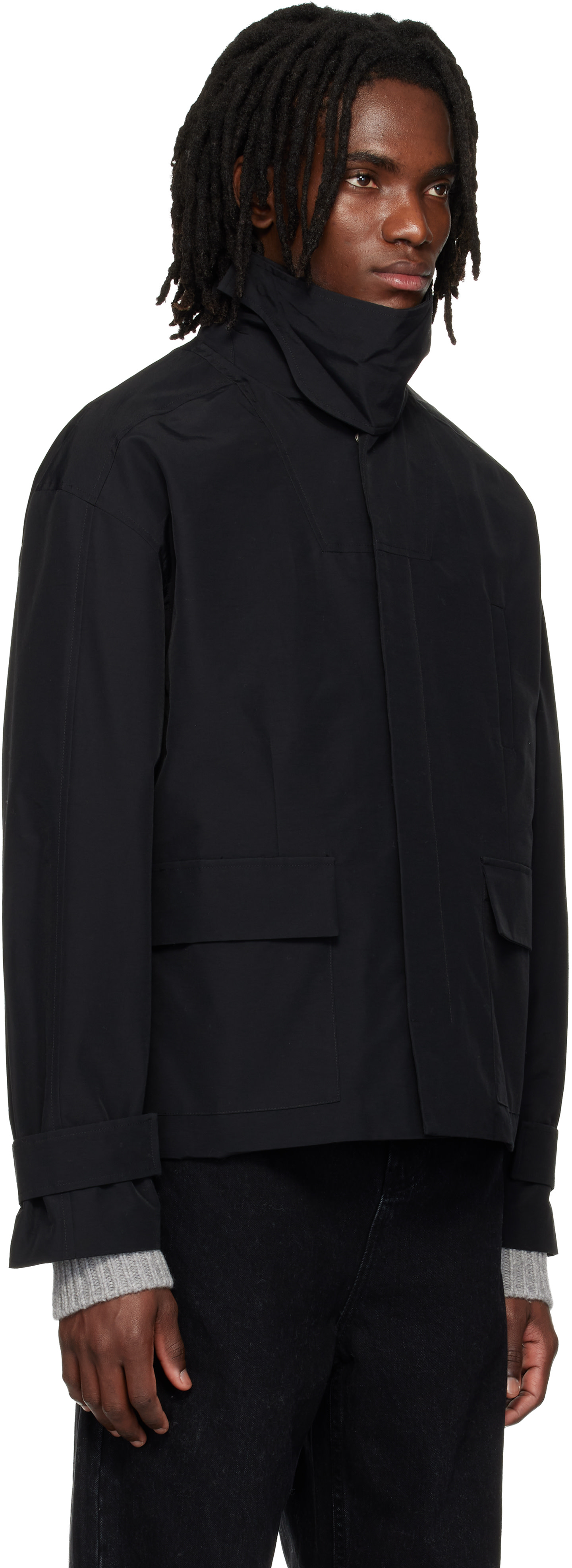 Entire Studios - Blouson de style trench noir