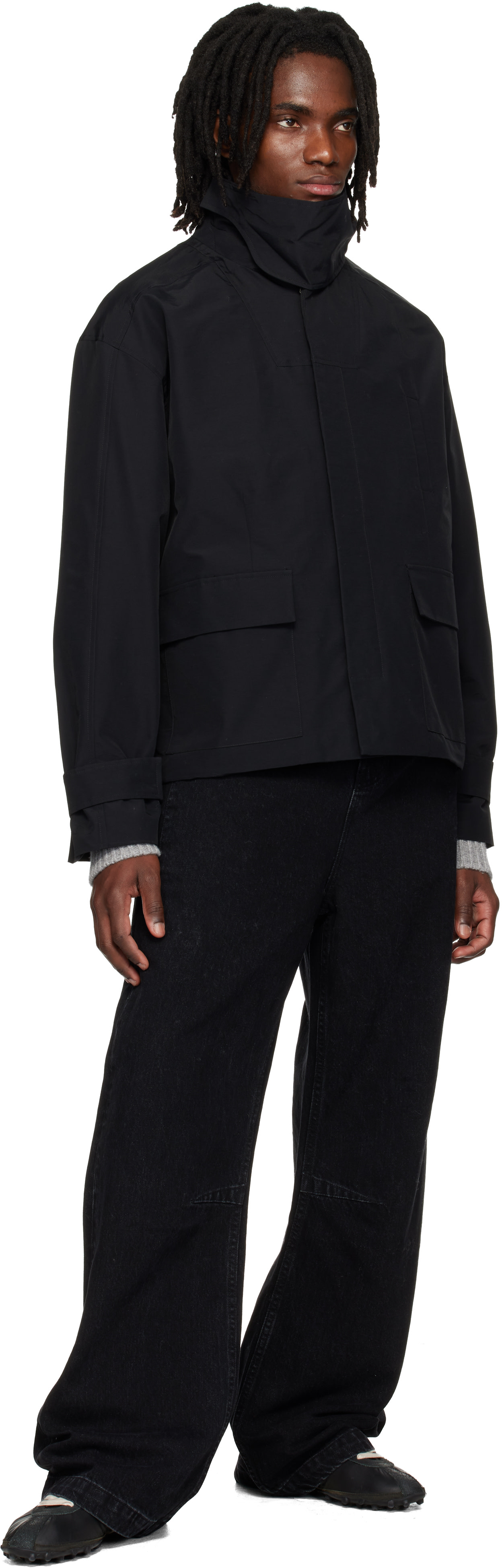Entire Studios - Blouson de style trench noir