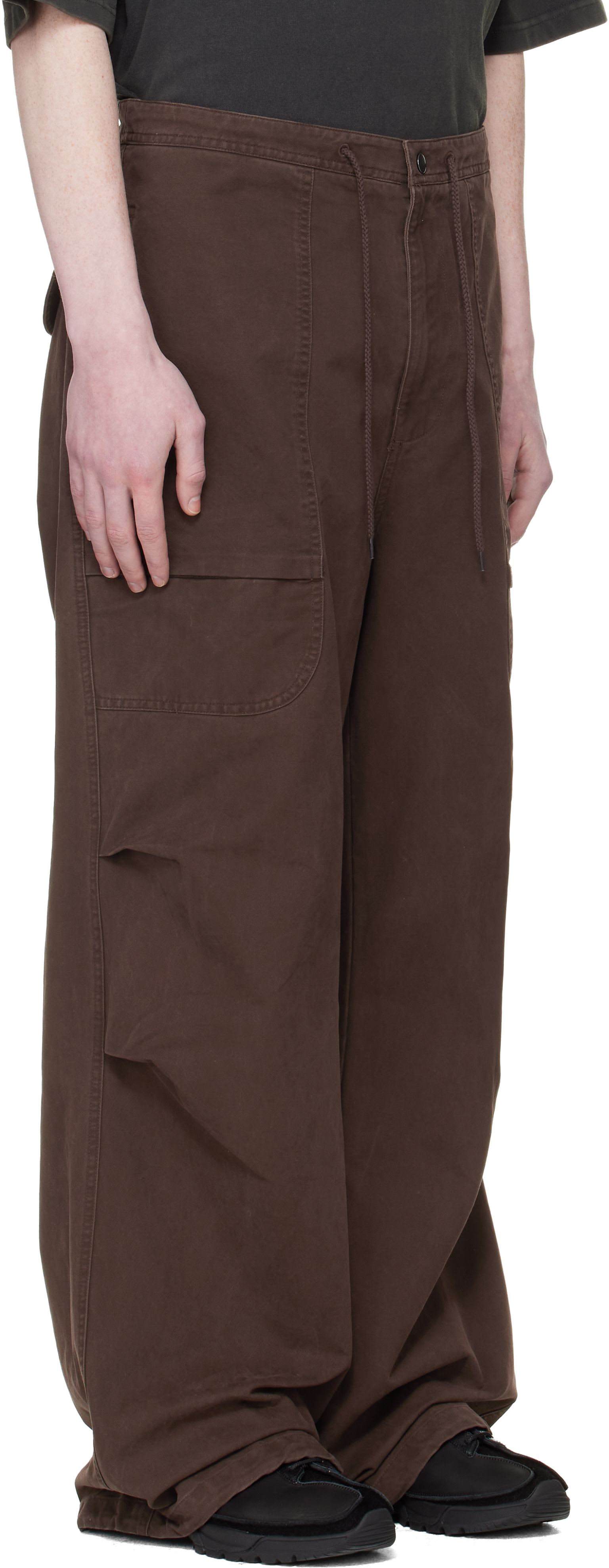 Entire Studios - Pantalon cargo Barren brun