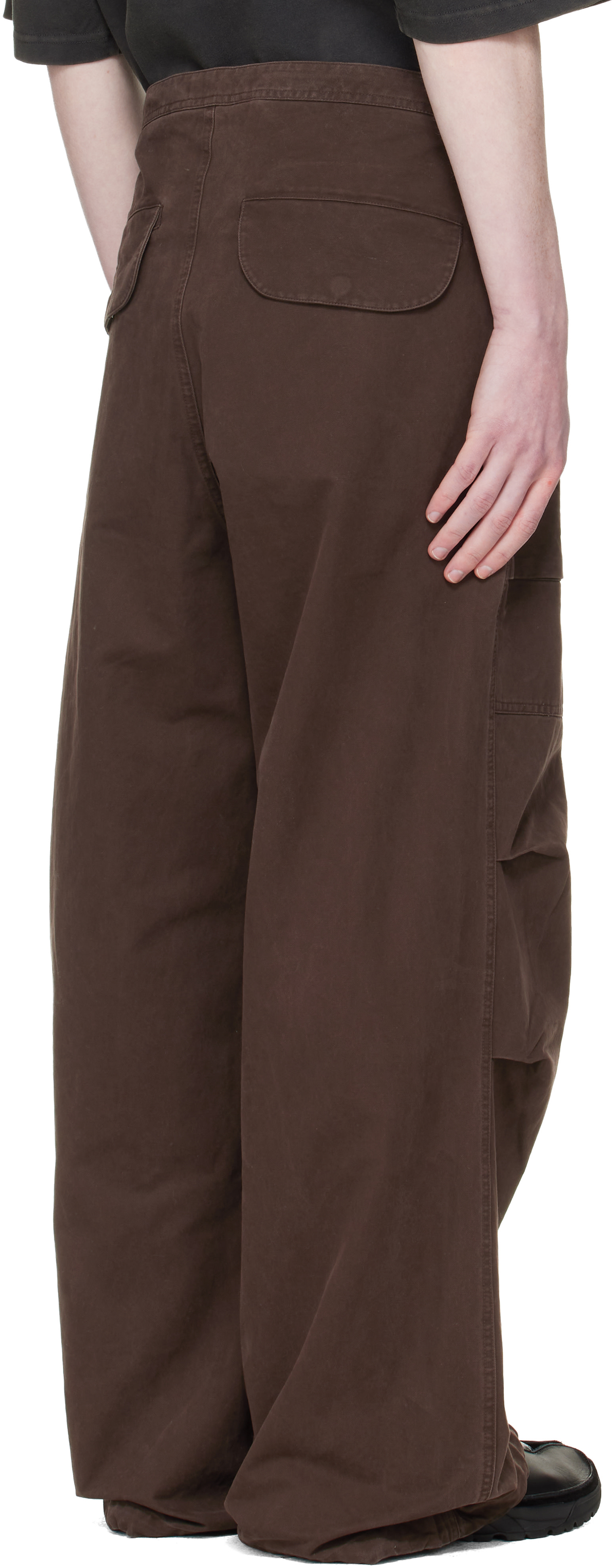 Entire Studios - Pantalon cargo Barren brun