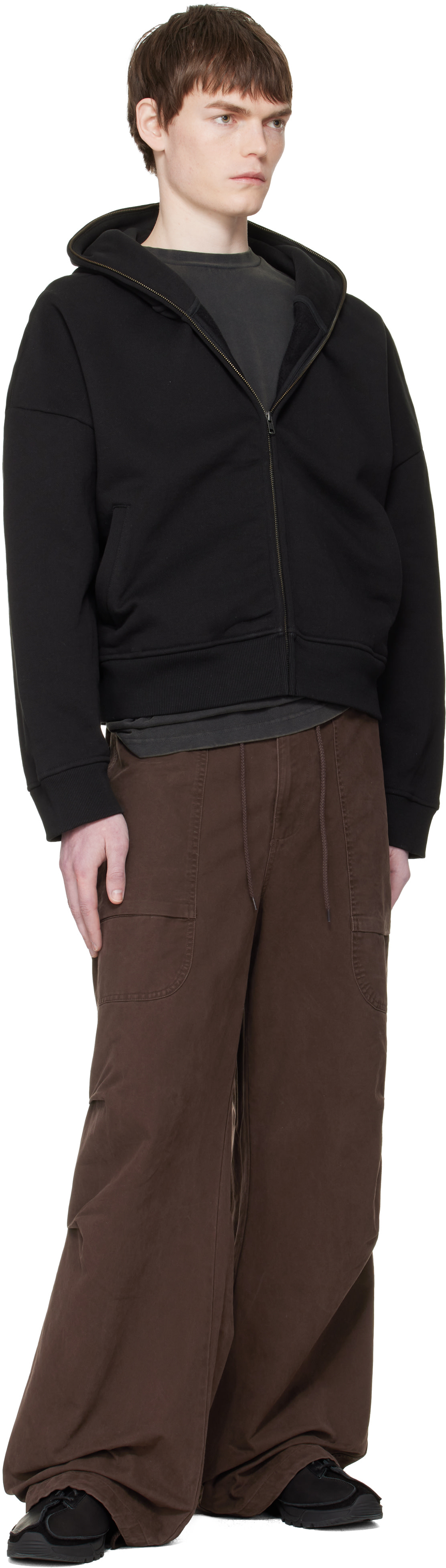 Entire Studios - Pantalon cargo Barren brun